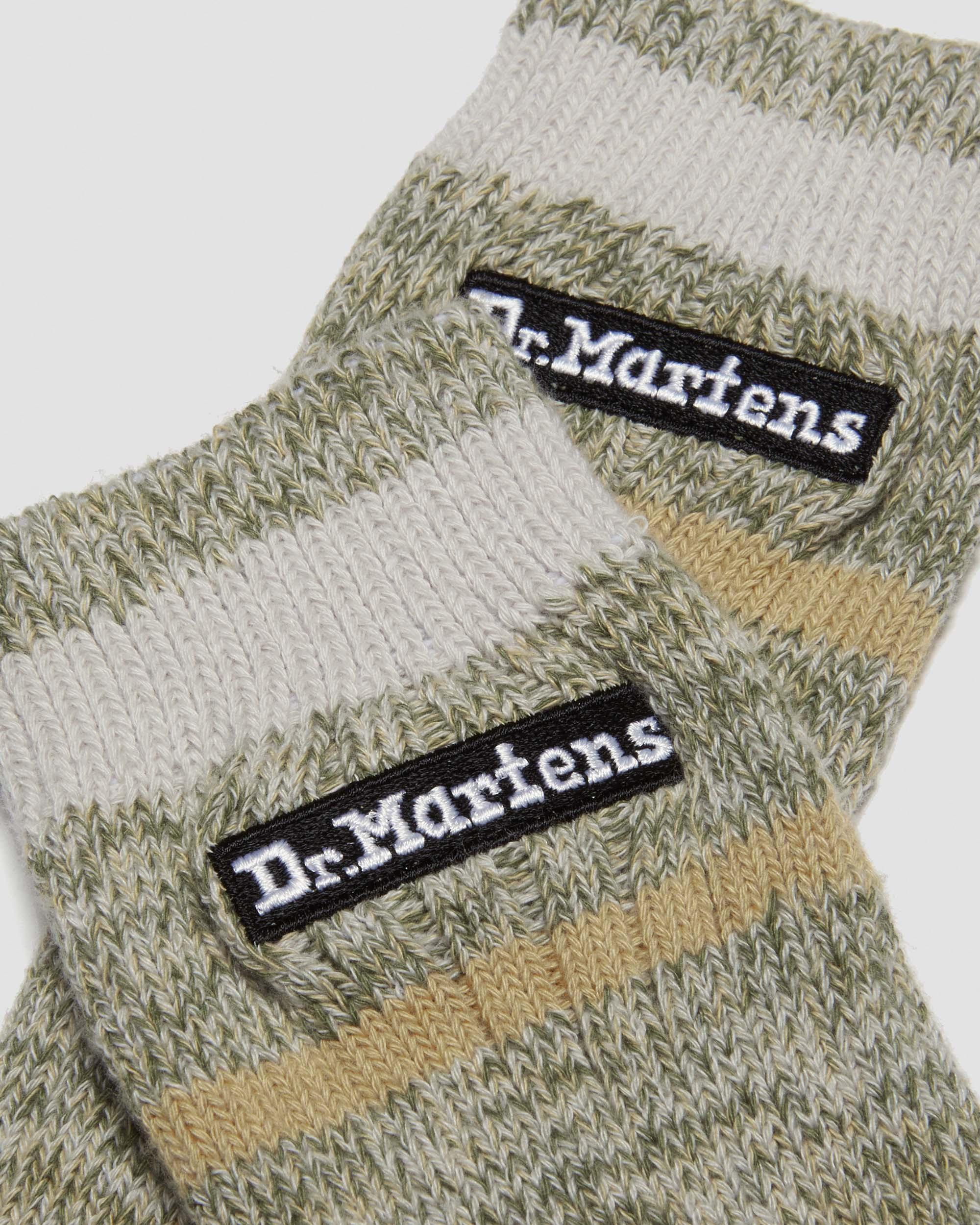 Shop Dr. Martens' Marl Organic Socks In Green