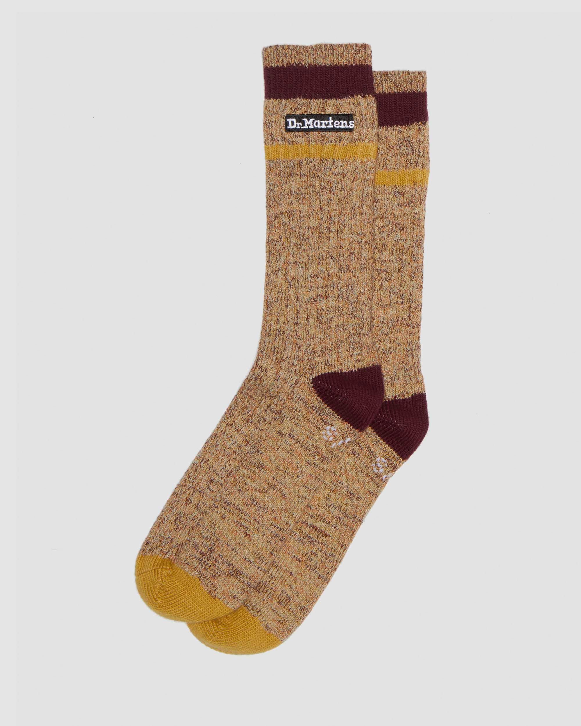 Chaussettes chinées en coton biologique mélangé