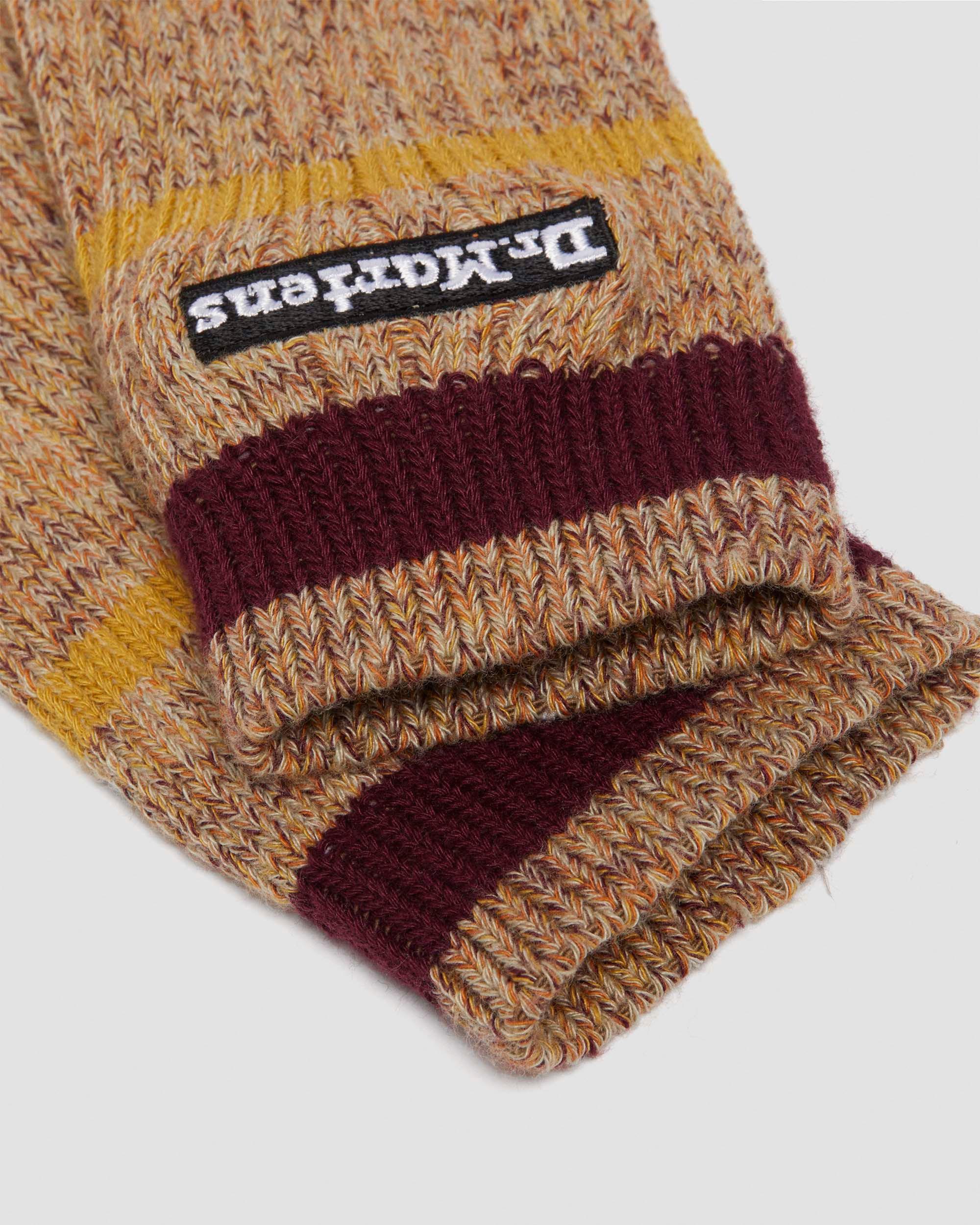 Chaussettes chinées en coton biologique mélangé