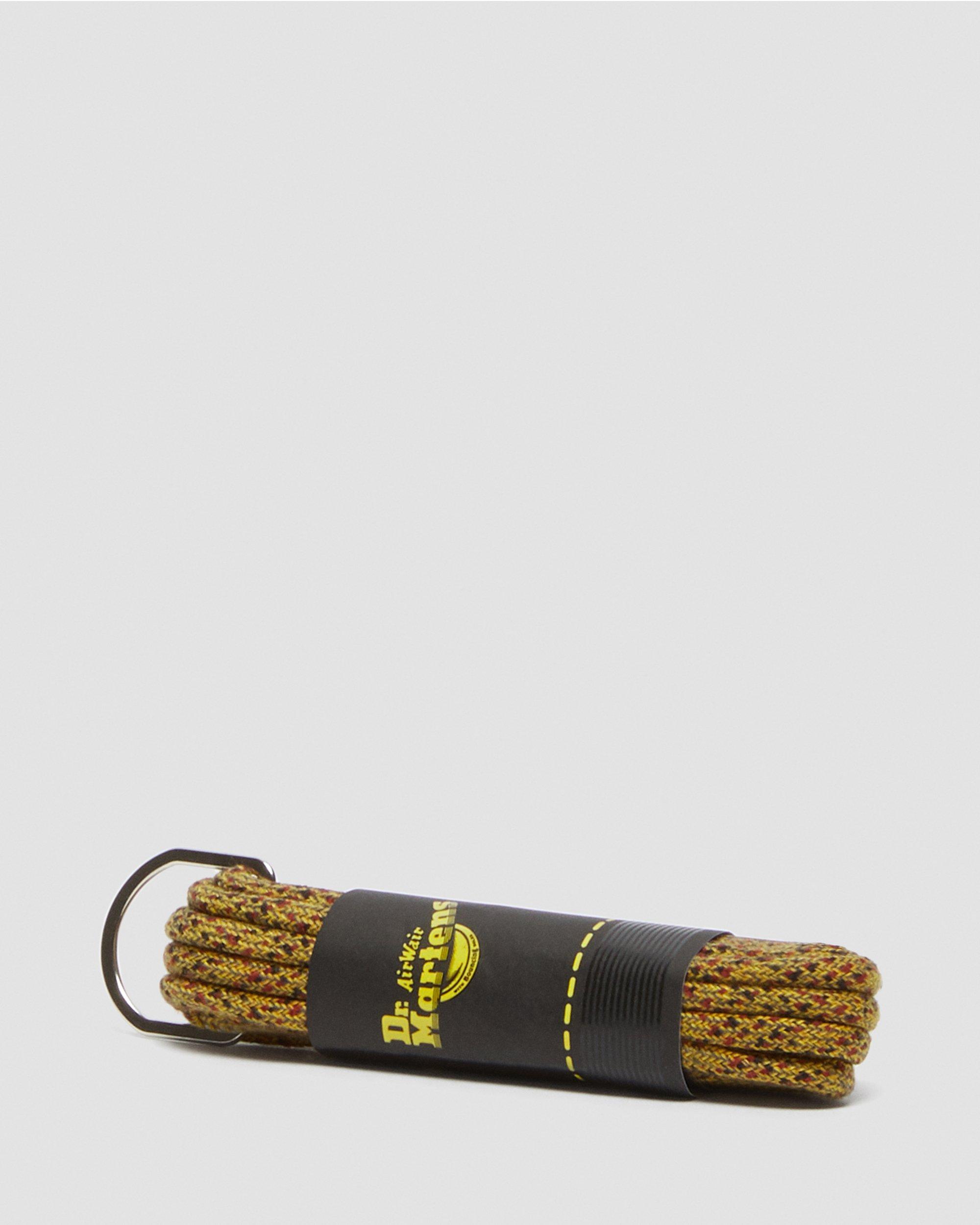 55 Inch Round Marl Shoe Laces (8-10 Eye) in Yellow+Black