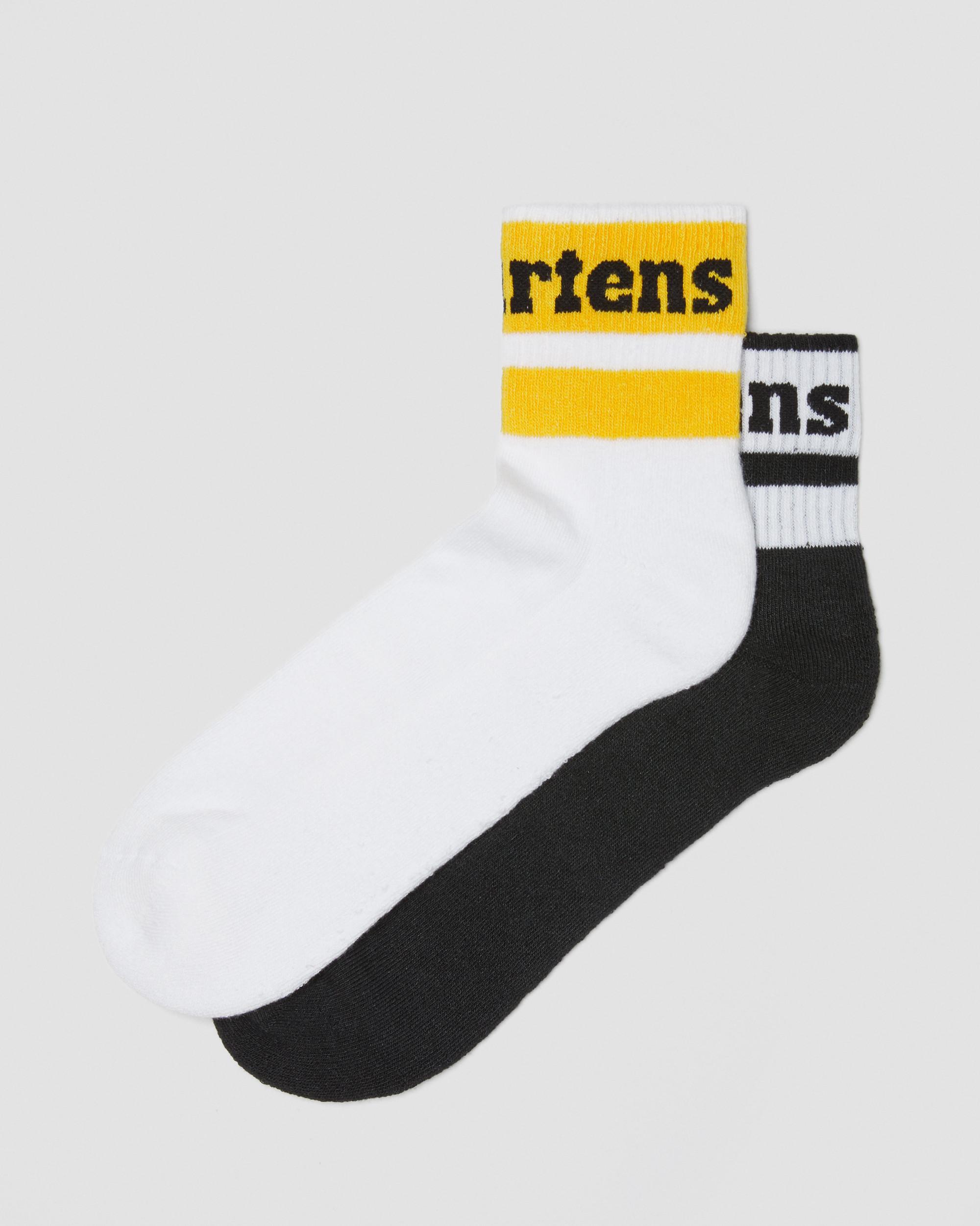 Athletic Logo Cotton Blend Short 2-Pack Socks | Dr. Martens