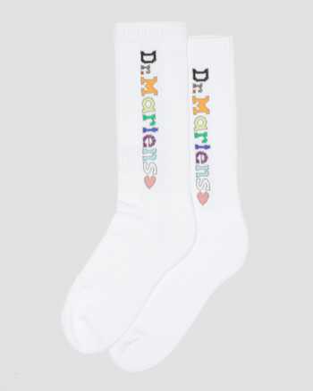 For Pride Vertical Logo Cotton Blend Socks