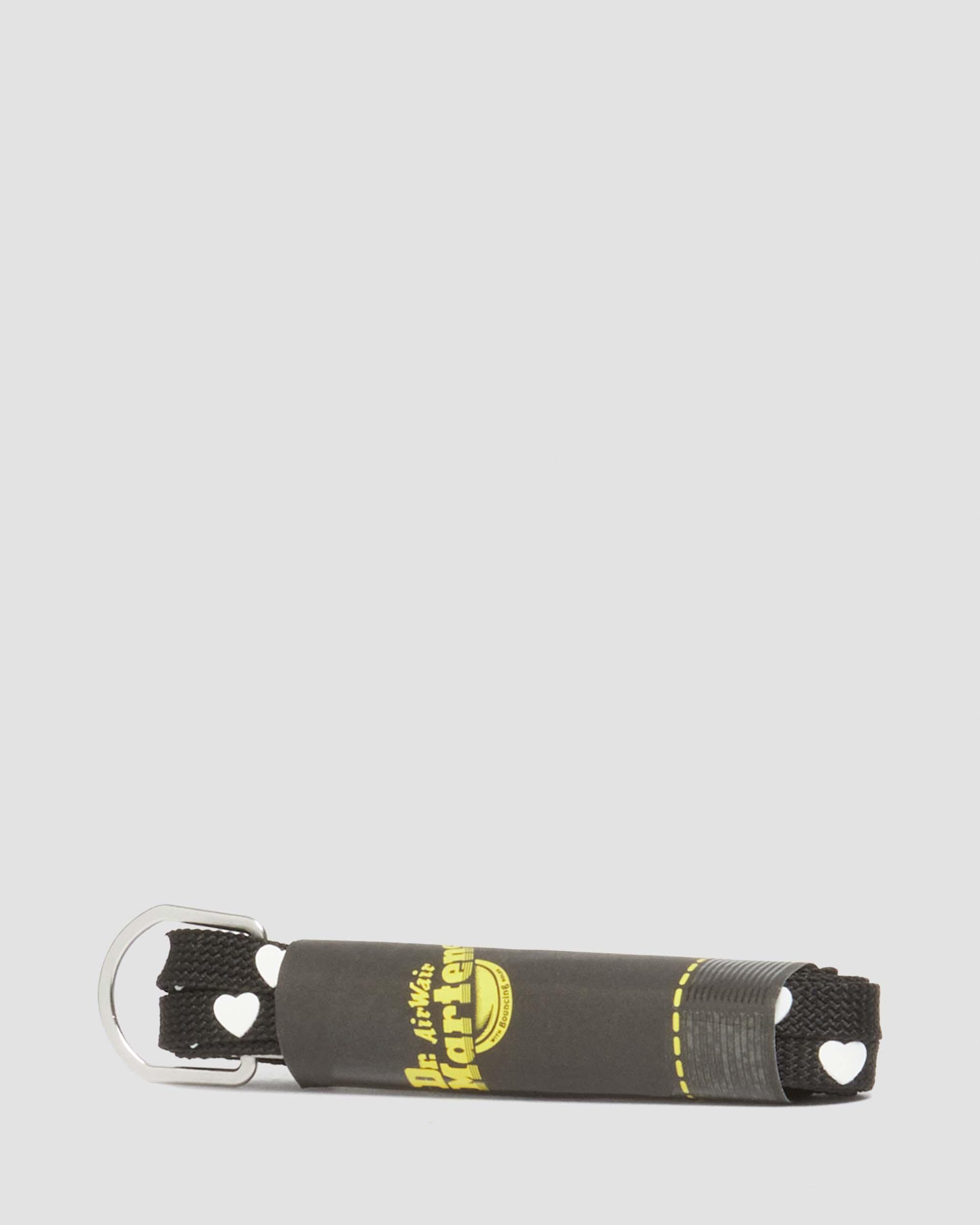 55 Inch Heart Flat Shoe Lace (8-10 Eye) in Black