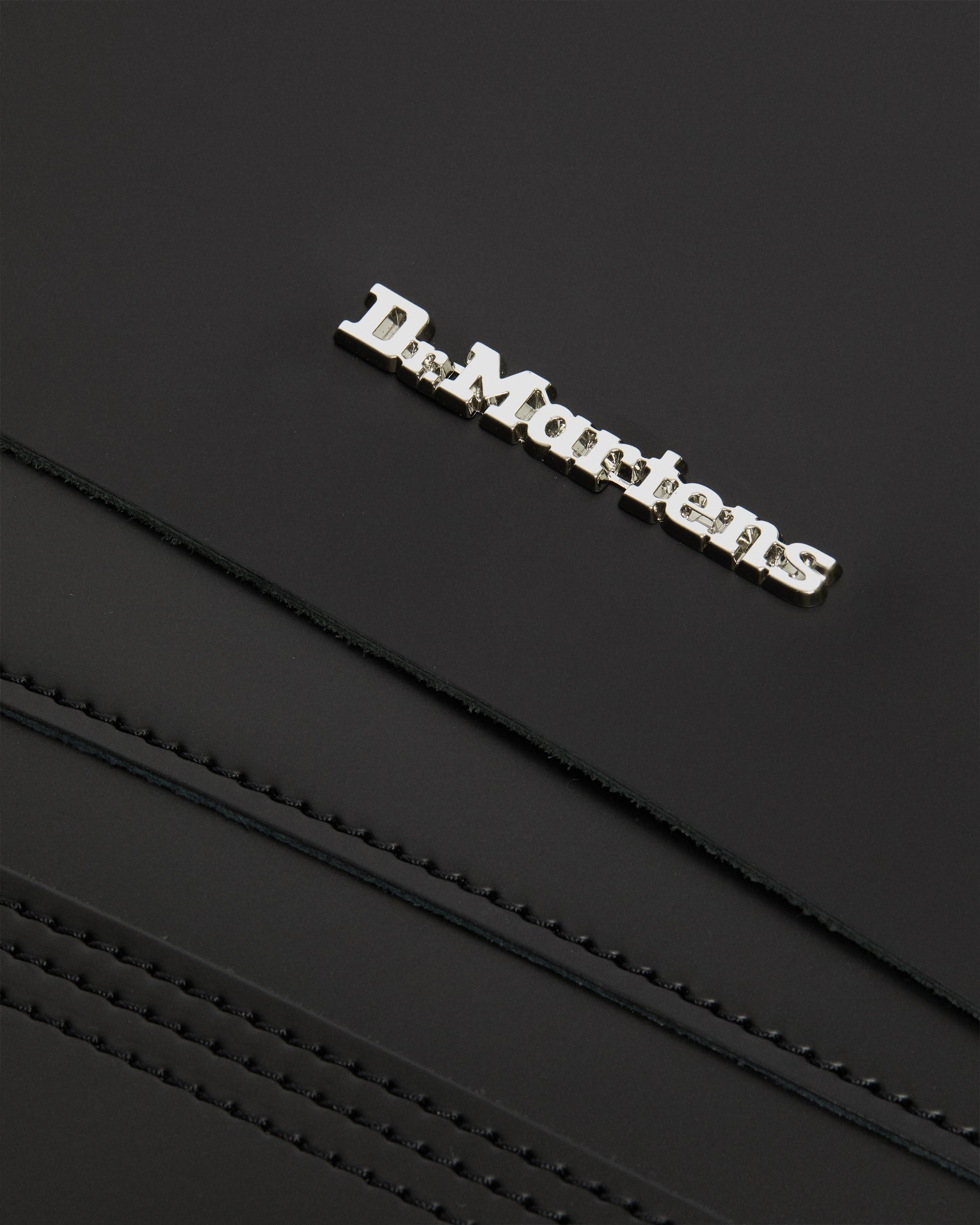Leather Box Crossbody Messenger Bag in BLACK | Dr. Martens™