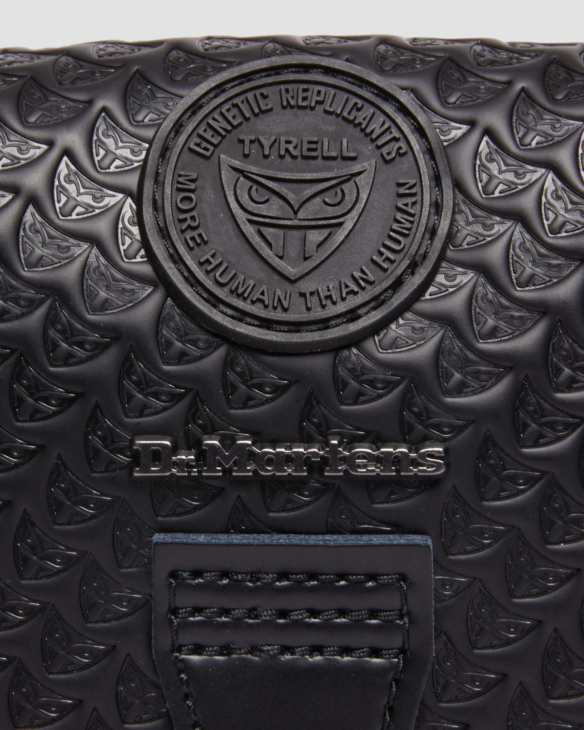 WB Blade Runner Leather Vertical Crossbody Bag in Black