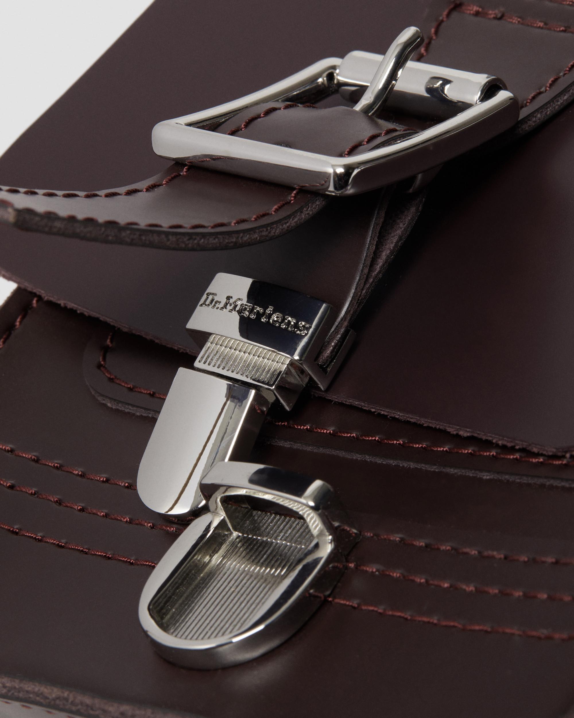 Dr. Martens Leather Crossbody Bag - Burgundy Crossbody Bags, Handbags -  WDRMA28338
