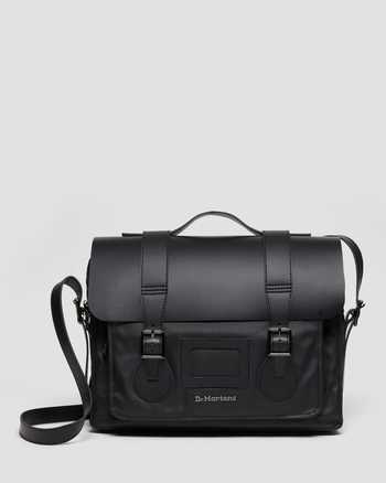 Leather & Canvas Messenger Bag