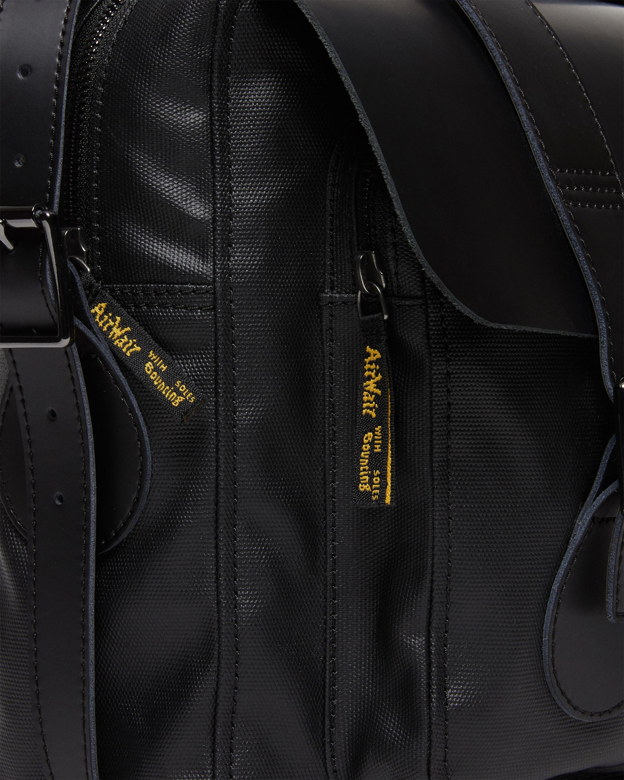 Leather & Canvas Messenger Bag in BLACK | Dr. Martens™