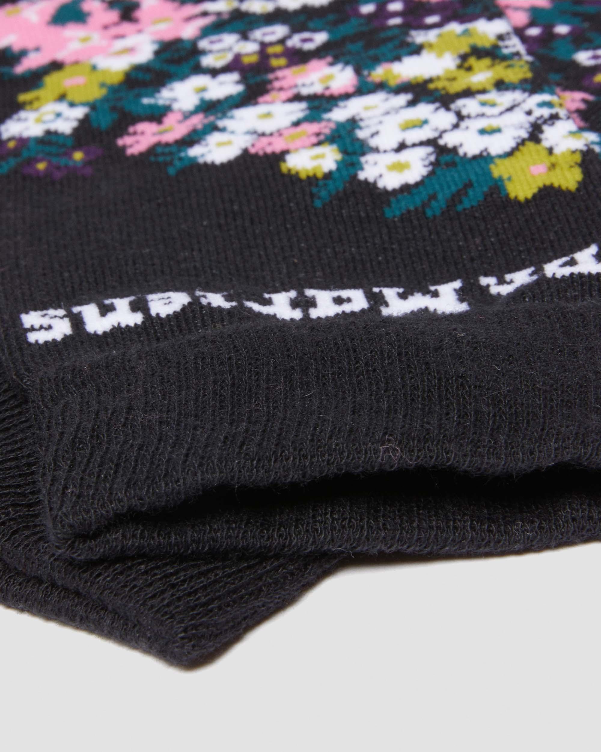 Vintage Floral Cotton Blend Socks in MULTI