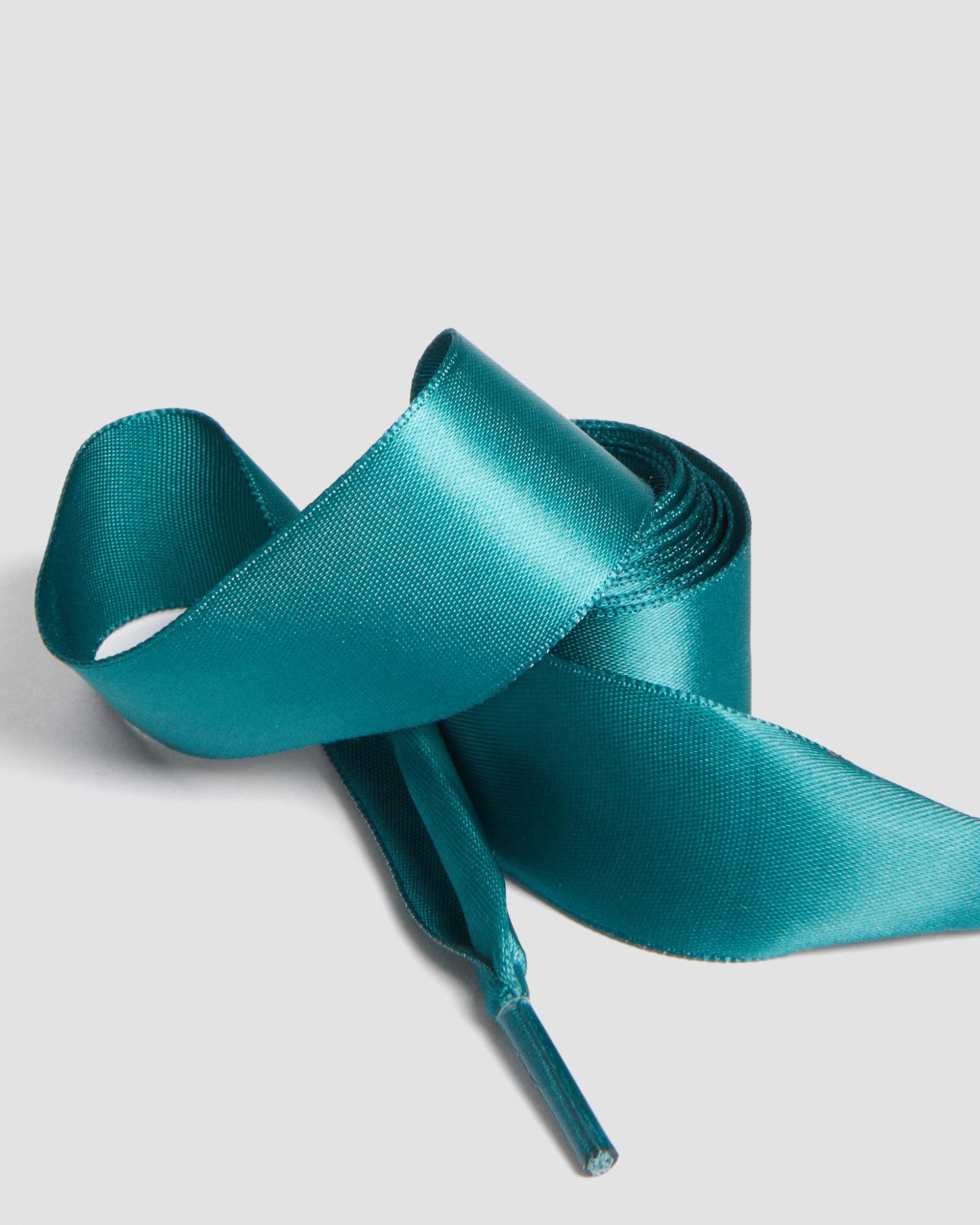 55 inch Ribbon Shoe Laces (8-10 Eye) in TEAL GREEN