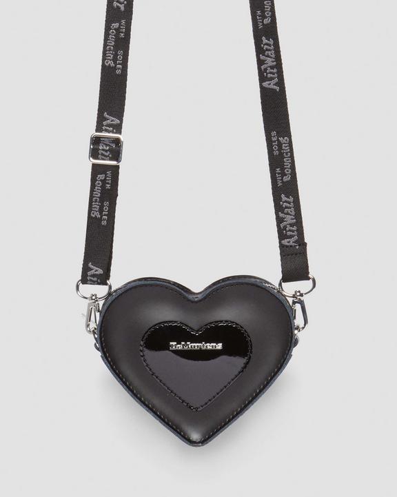 Hjerteformet mini-lædertaskeHjerteformet mini-lædertaske Dr. Martens