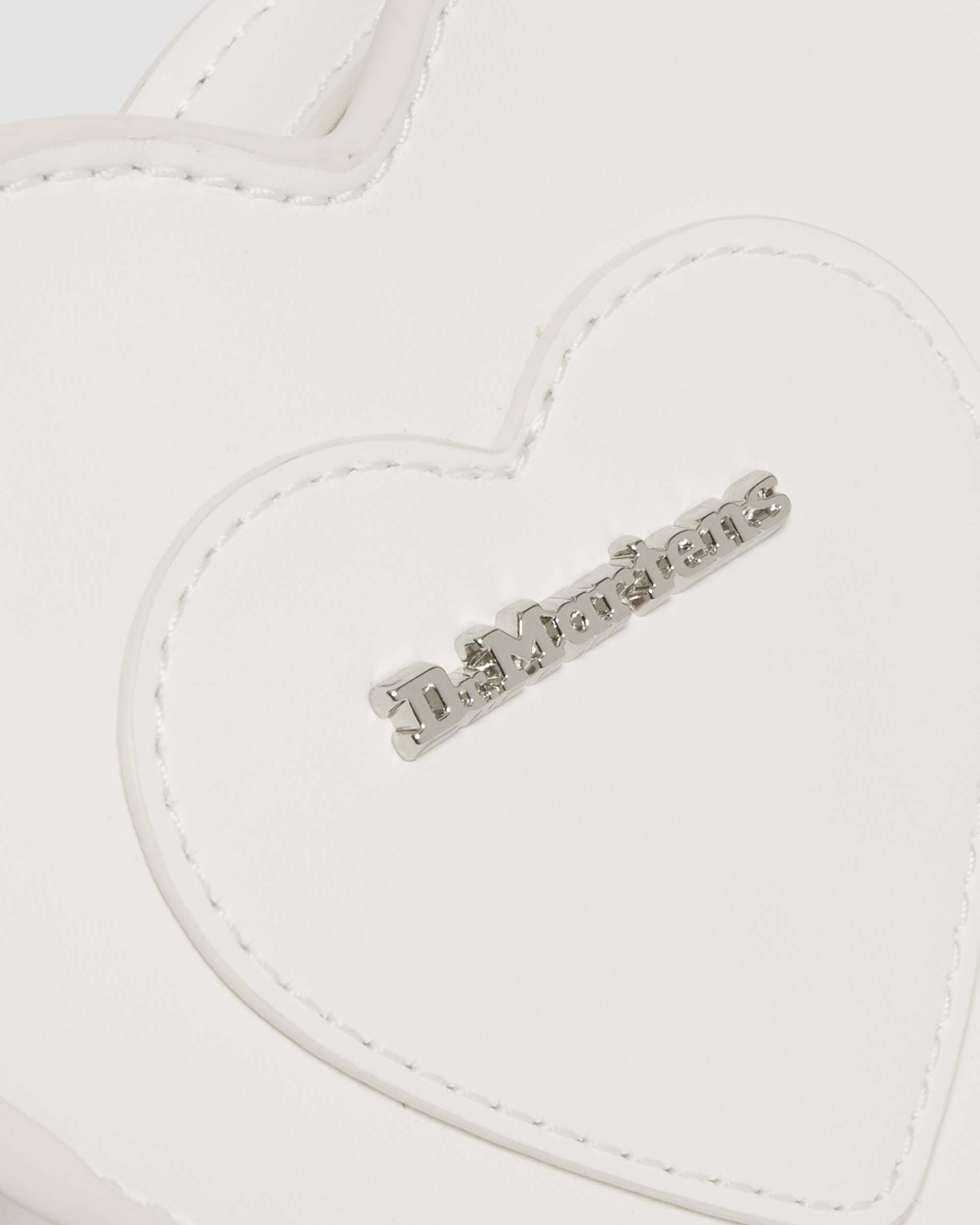 Vegan Mini Heart Shaped Bag in WHITE | Dr. Martens™