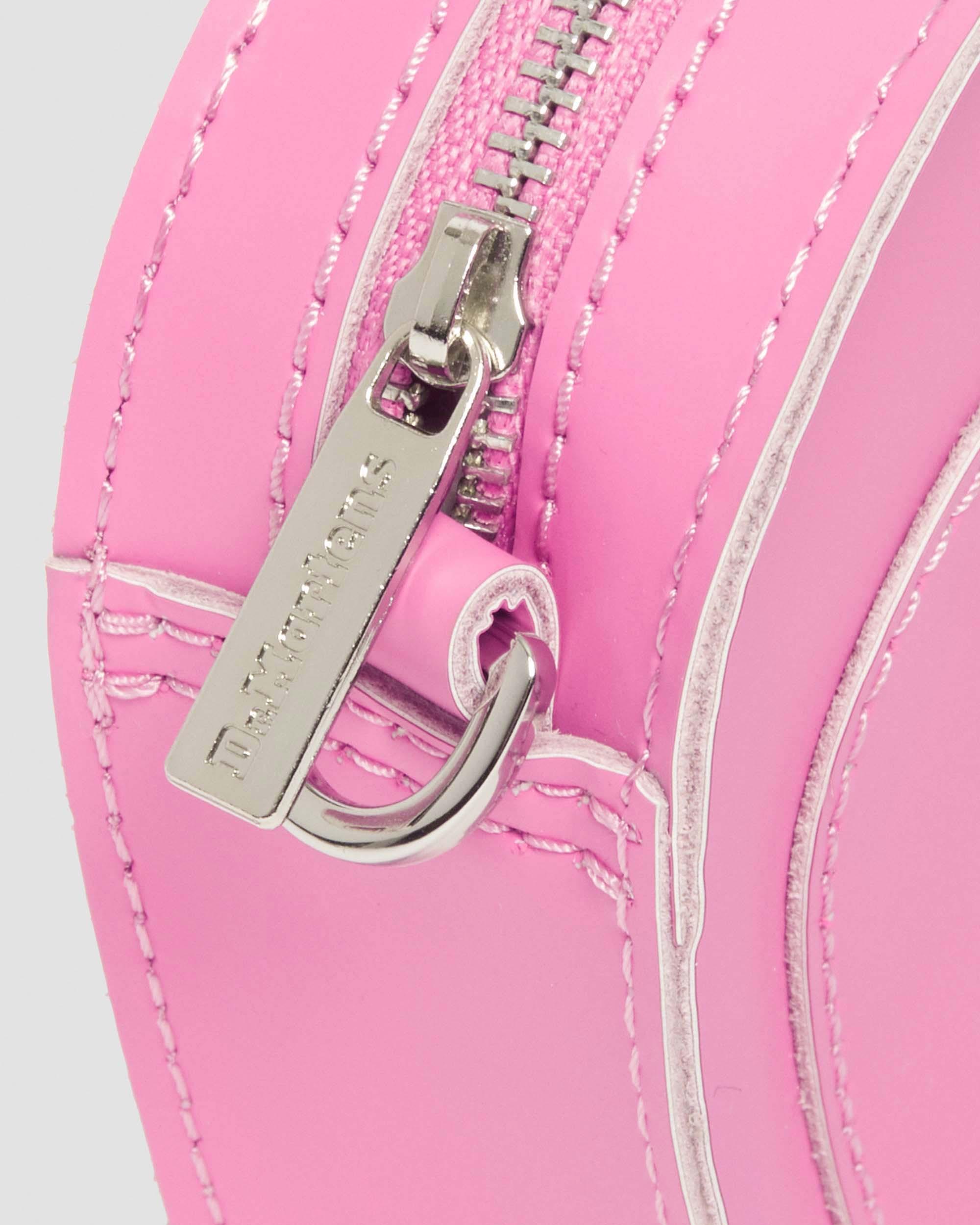 Mini Heart Shaped Leather Bag in FONDANT PINK | Dr. Martens™