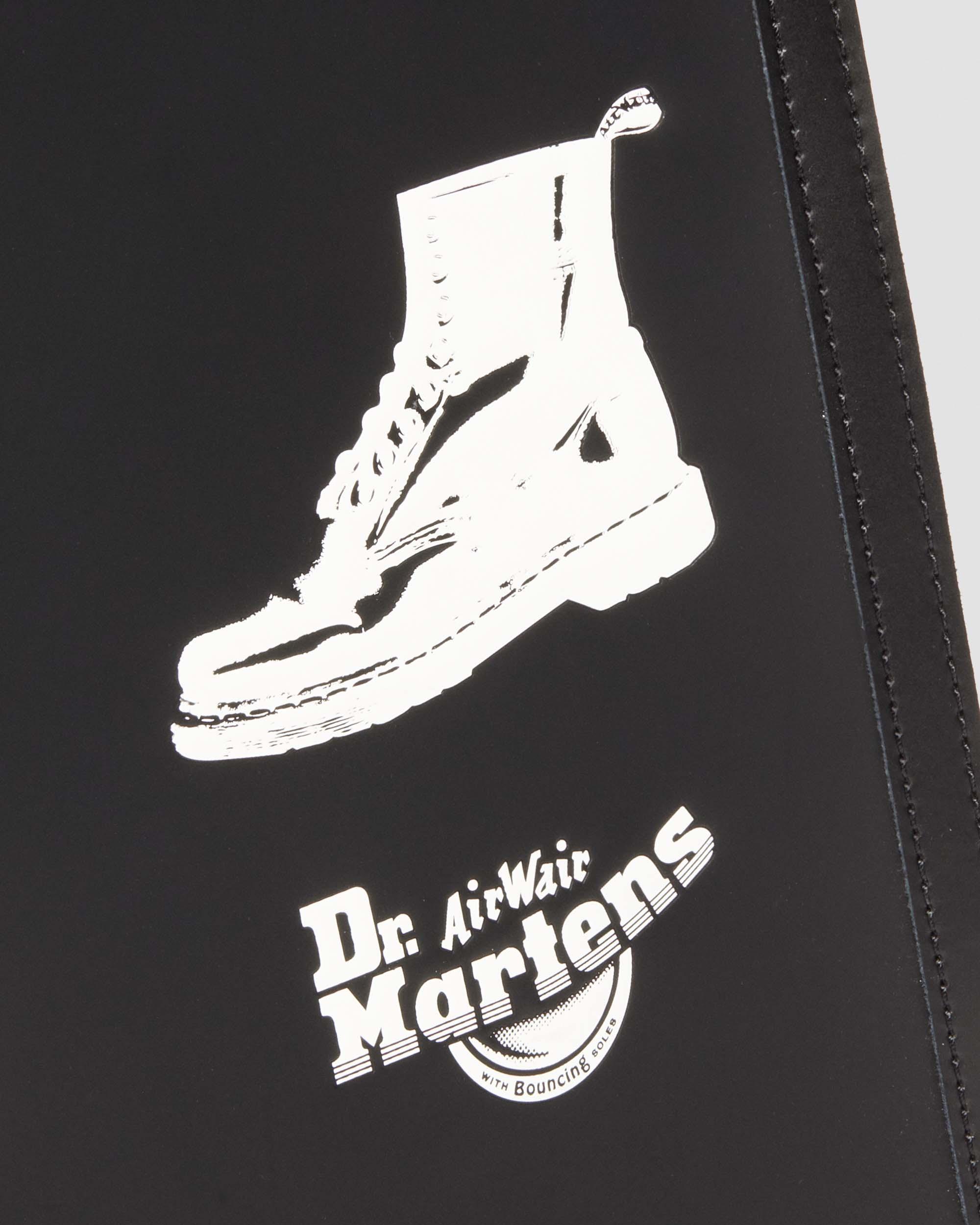 Love My Docs Leather Tote Bag in BLACK+BLACK | Dr. Martens™