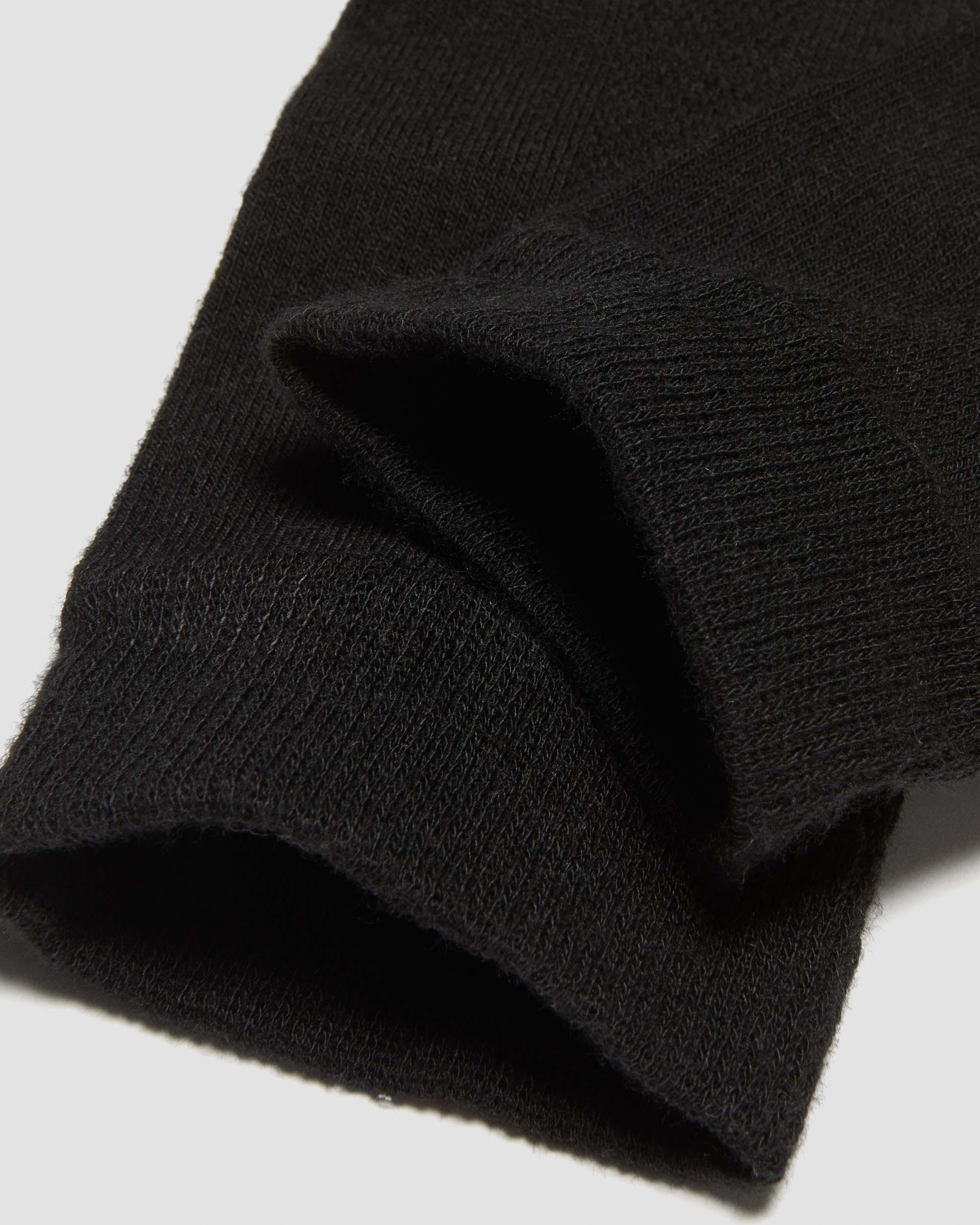 Shop Dr. Martens' Lightweight Tech Organic Cotton Socks In Black