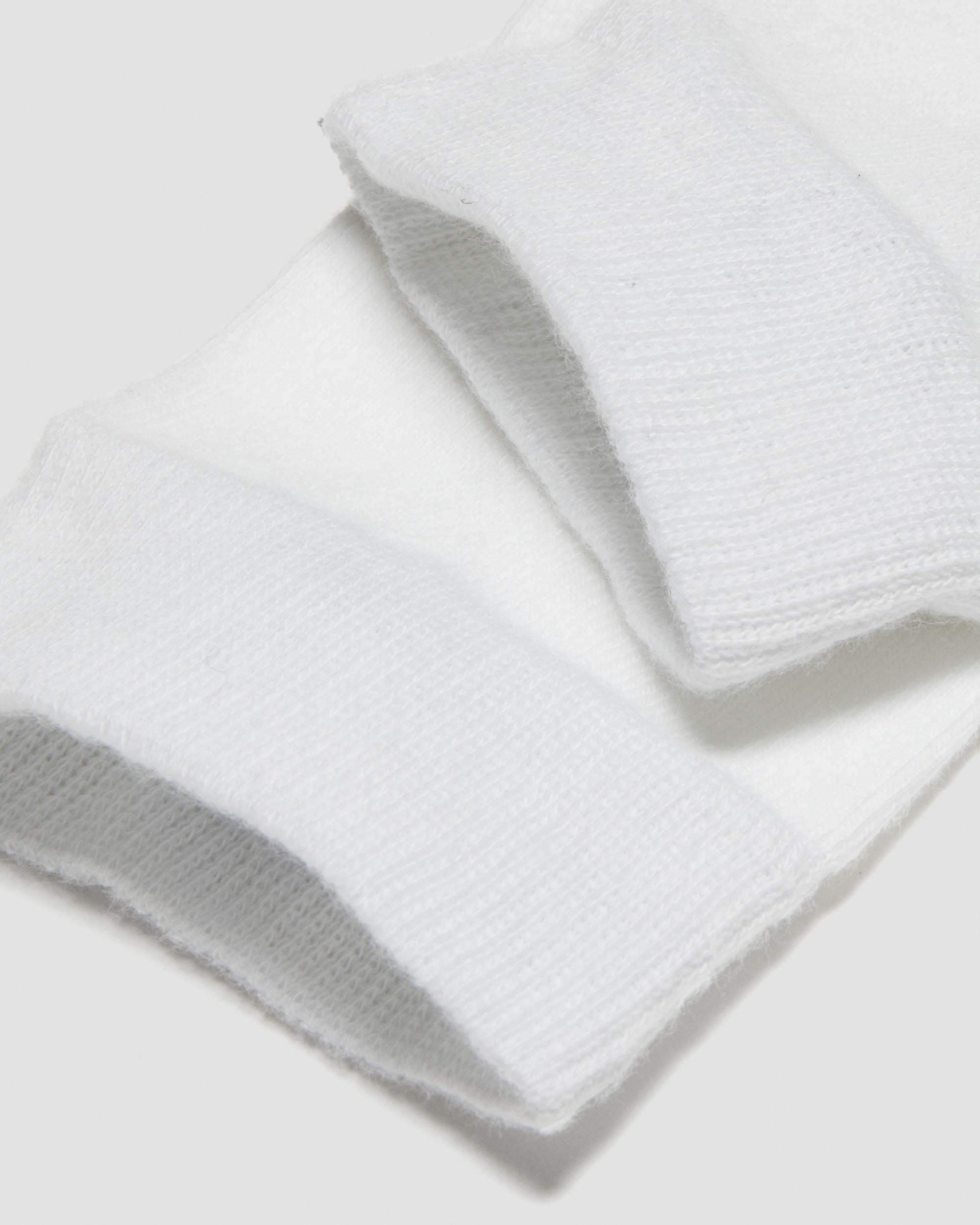 Lightweight Tech Organic Cotton Socks in White