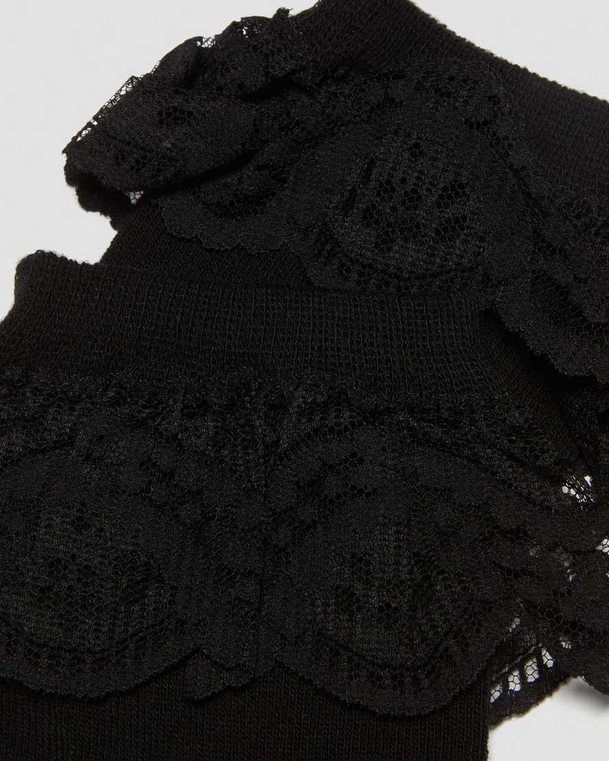 Dr. Martens' Frill Organic Cotton Socks In Black
