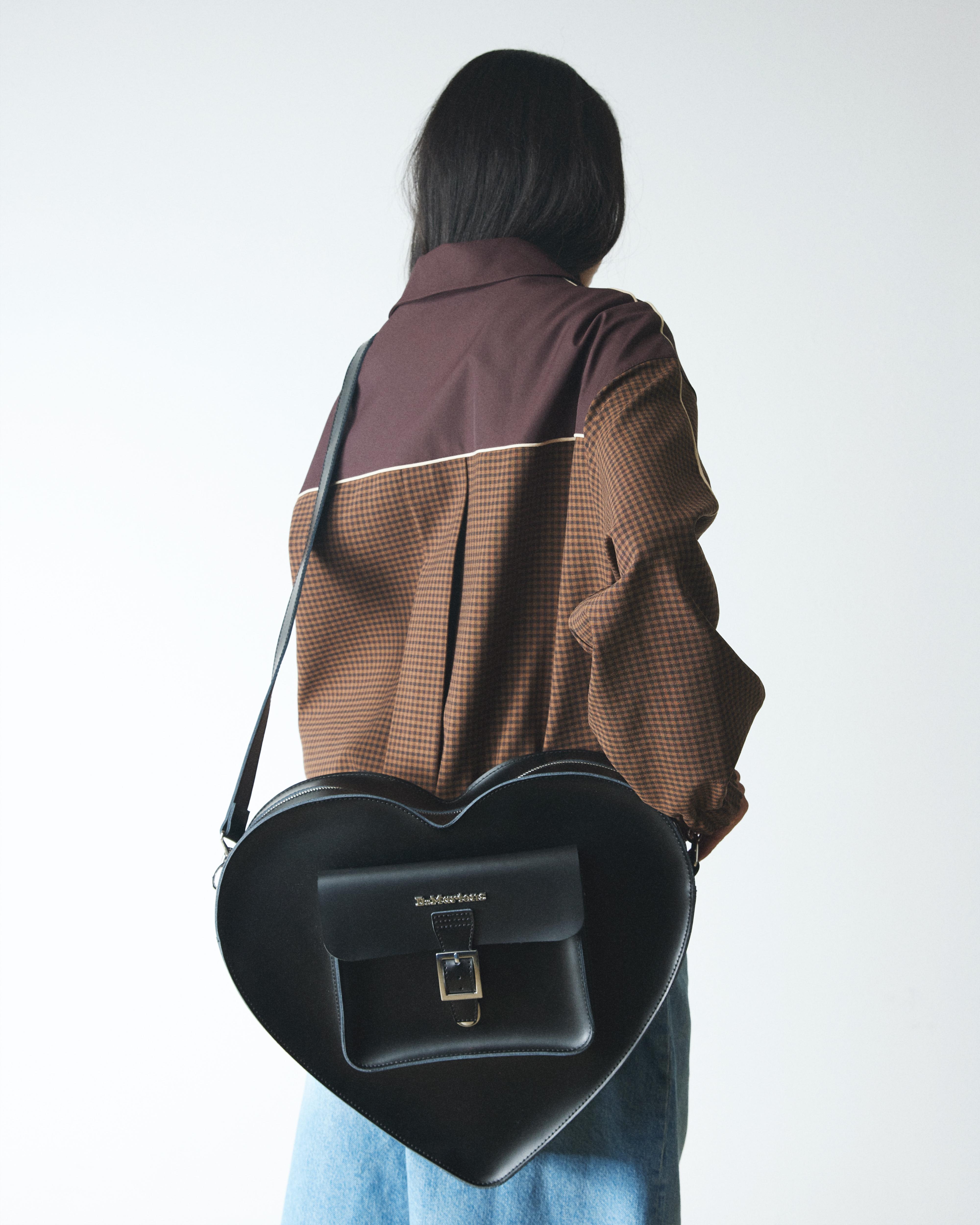 Large Heart Backpack in Black | Dr. Martens