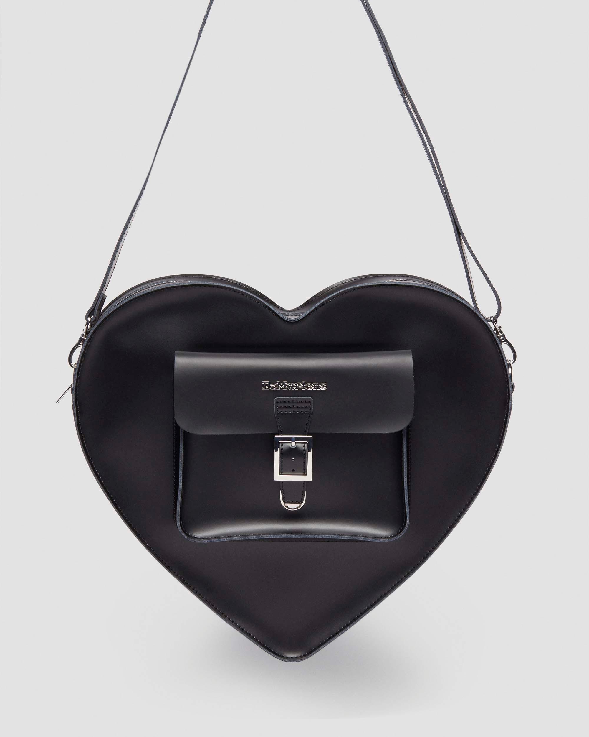 Grand sac en forme de cœur en cuir
