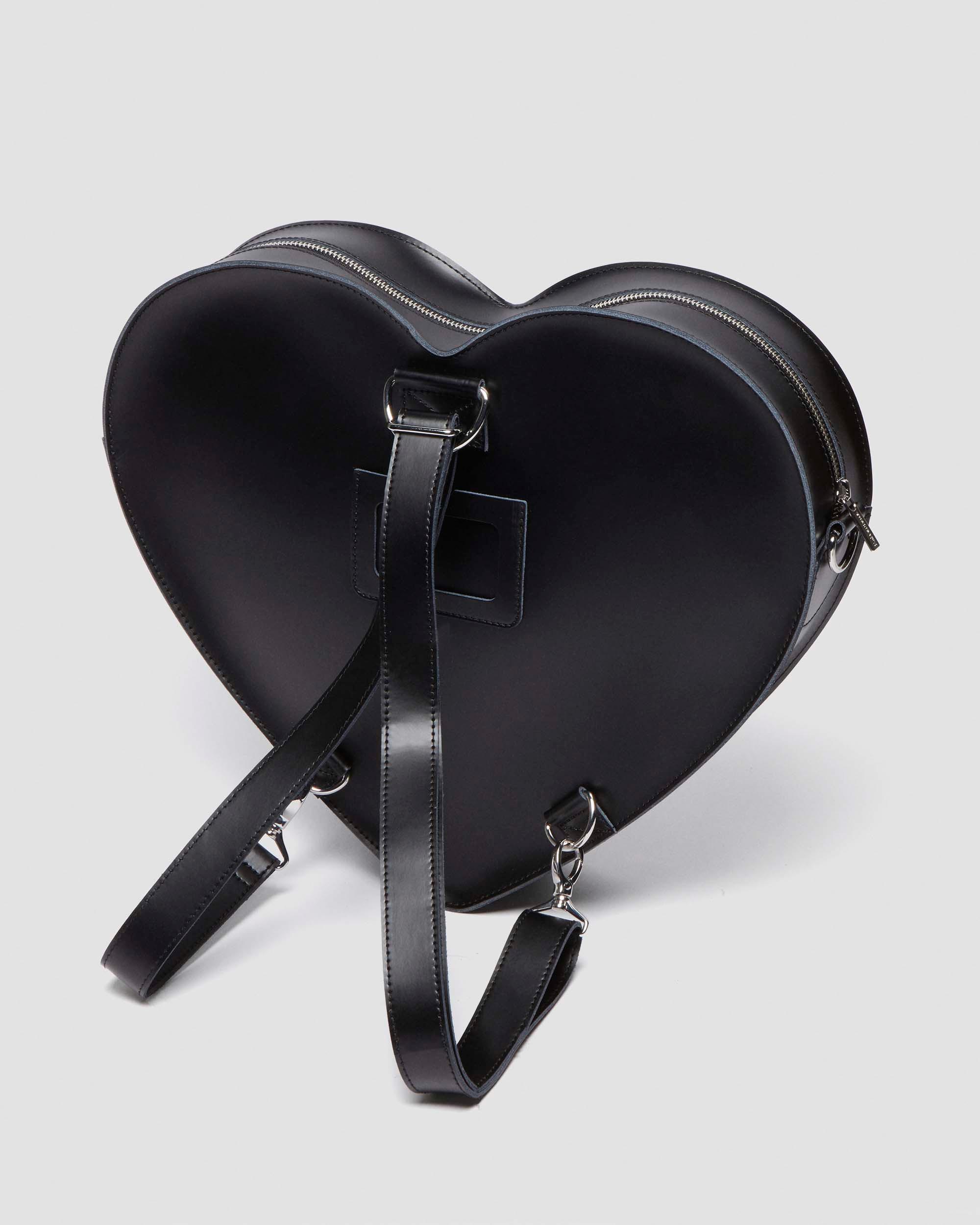 Grand sac en forme de cœur en cuir