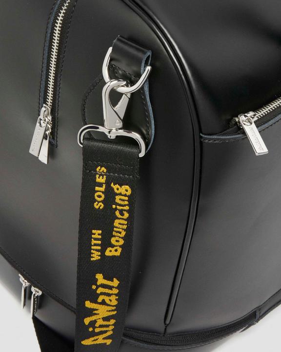 Smooth Leather Weekender Bag in Black | Dr. Martens Smooth Leather Weekender Bag in Black | Dr. Martens