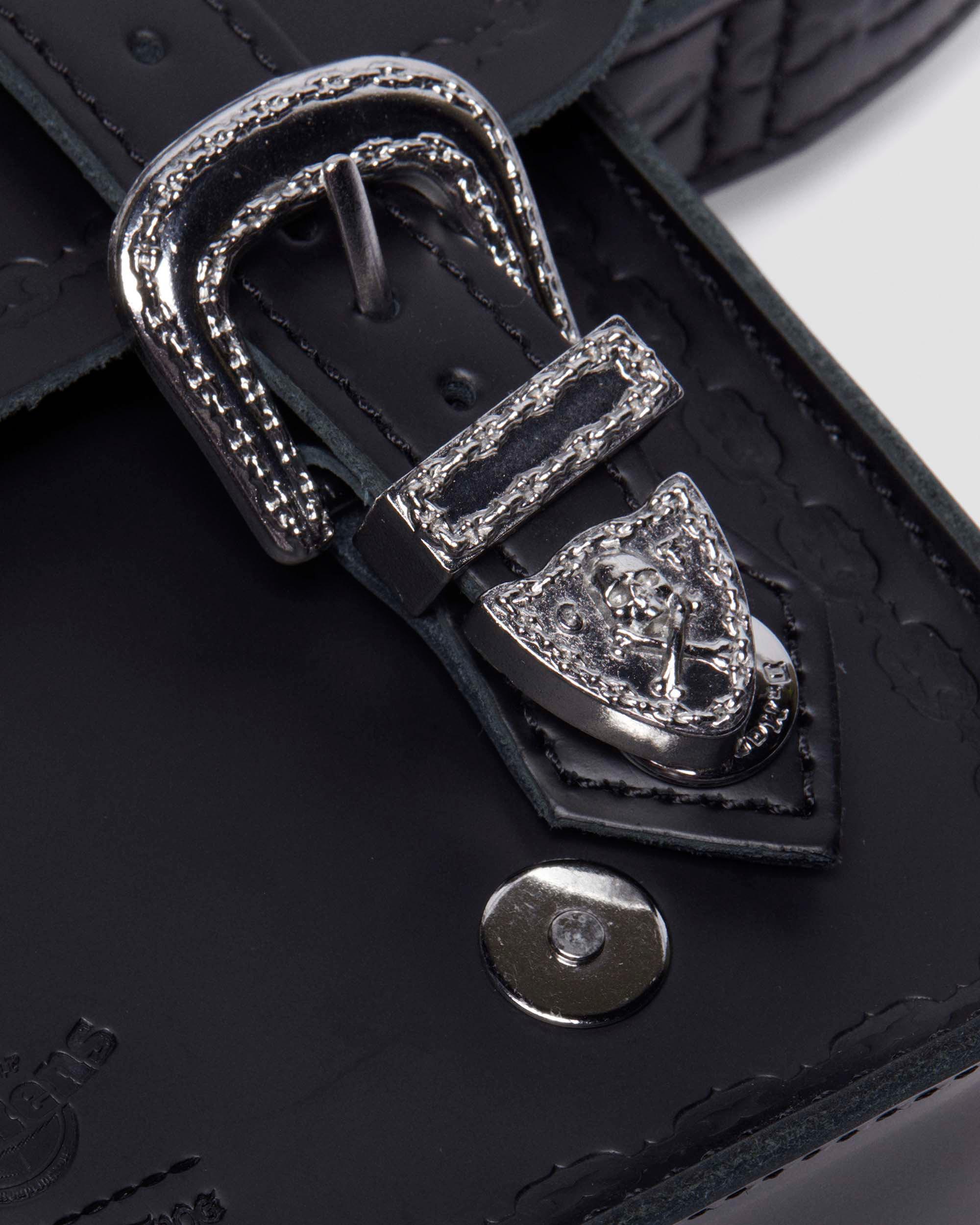 7” THE GREAT FROG LEATHER CROSSBODY BAG in BLACK | Dr. Martens™