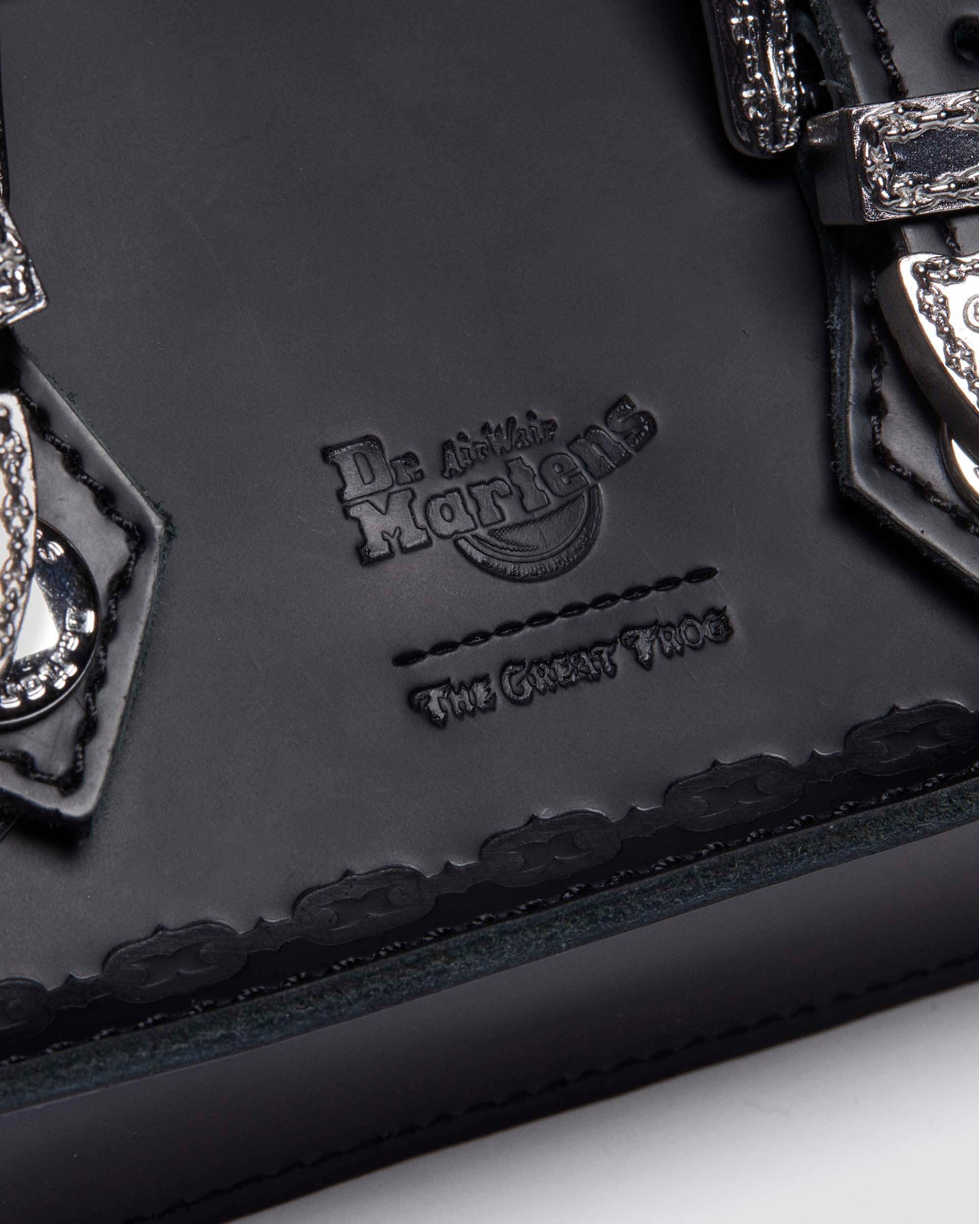 7” THE GREAT FROG LEATHER CROSSBODY BAG in BLACK | Dr. Martens™