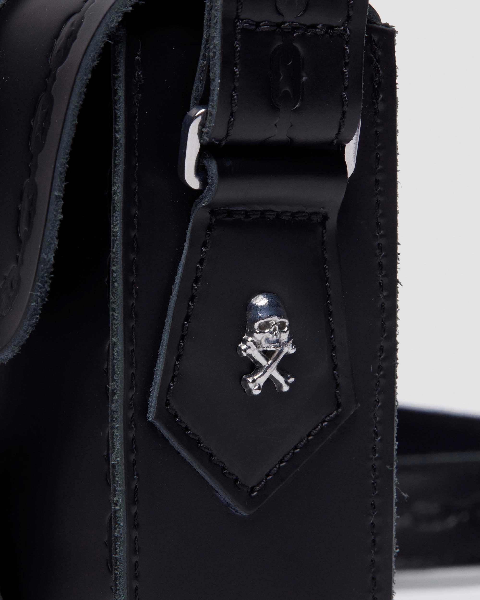 7” THE GREAT FROG LEATHER CROSSBODY BAG in BLACK | Dr. Martens™