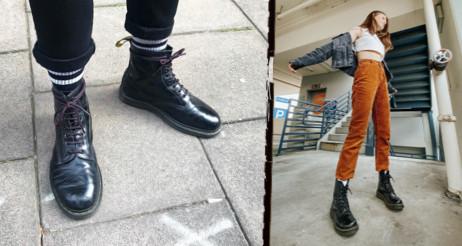 1460 newton leather dm's lite boots