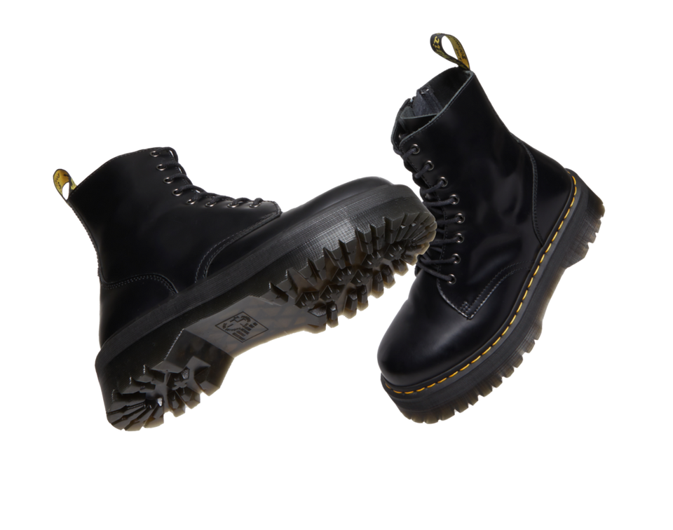 Dr. Martens Jadon Smooth Leather Platform Boots by Natalia Bonifacci