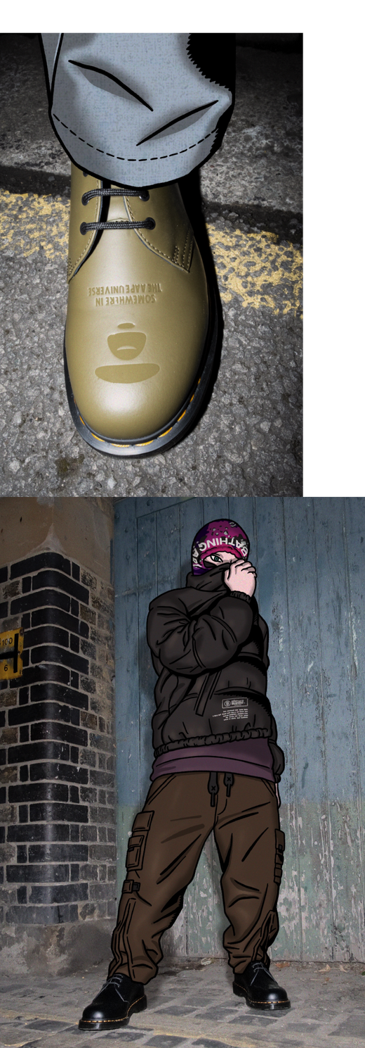 Dr. Martens x AAPE BY *A BATHING APE®