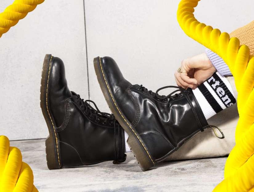 1460 newton leather ankle boots