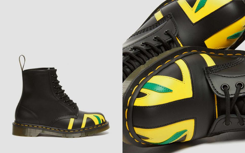 Dr martens amarillas hot sale jeans