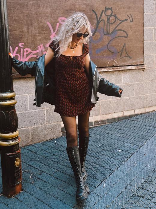 Dress with doc martens on sale