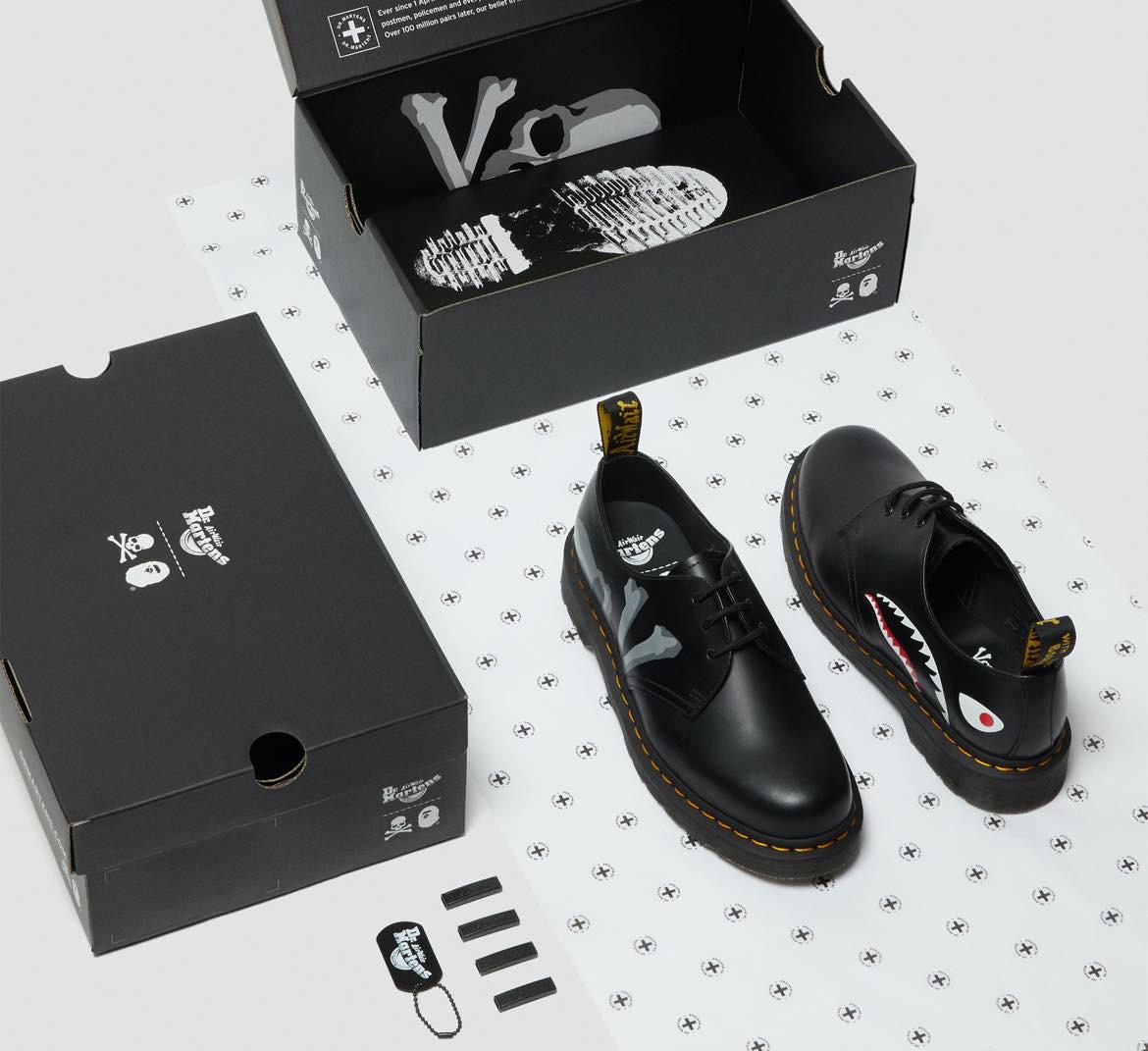 Dr. Martens X A Bathing Ape X Mastermind Japan