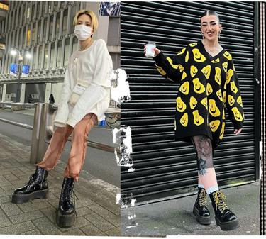 Chunky sole doc martens on sale