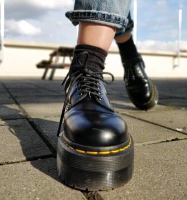 low top platform doc martens