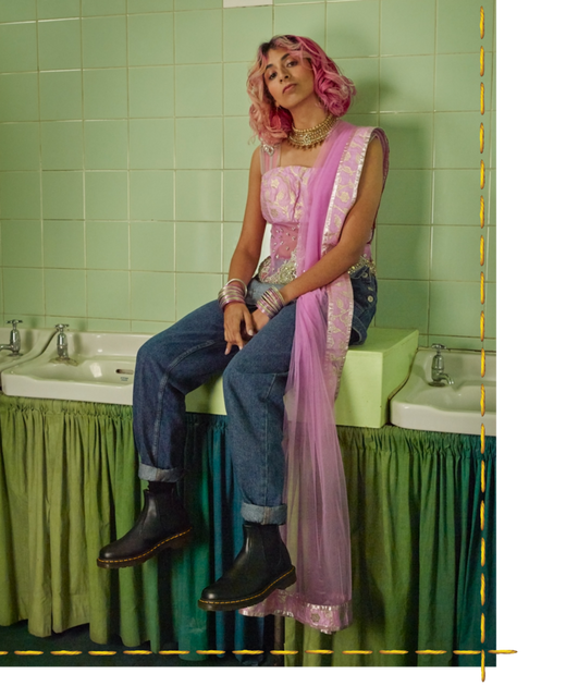 Worn in outlet doc martens