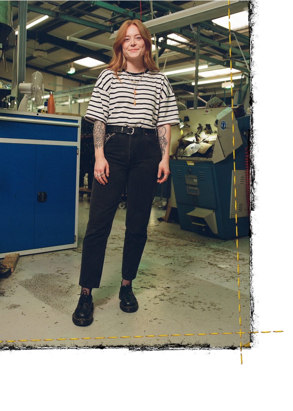 Worn in doc martens top