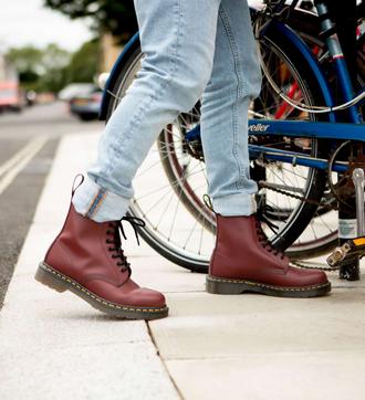 Botas Dr Martens Argentina 1914 Smooth Cuero - Ofertas Botas Altas Dr  Martens Hombre Negras