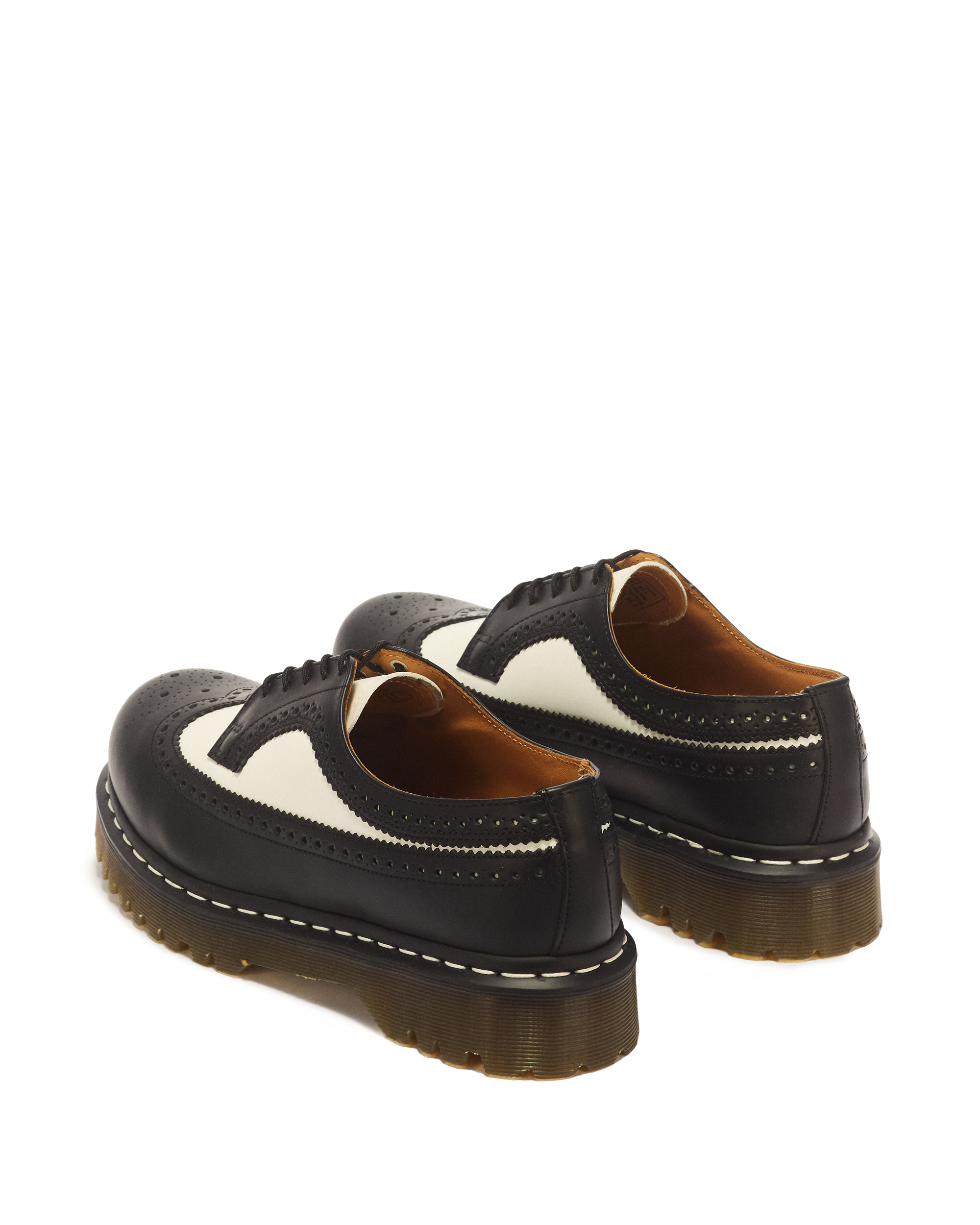 3989 Bex Smooth Leather Brogue Shoes in Black | Dr. Martens™
