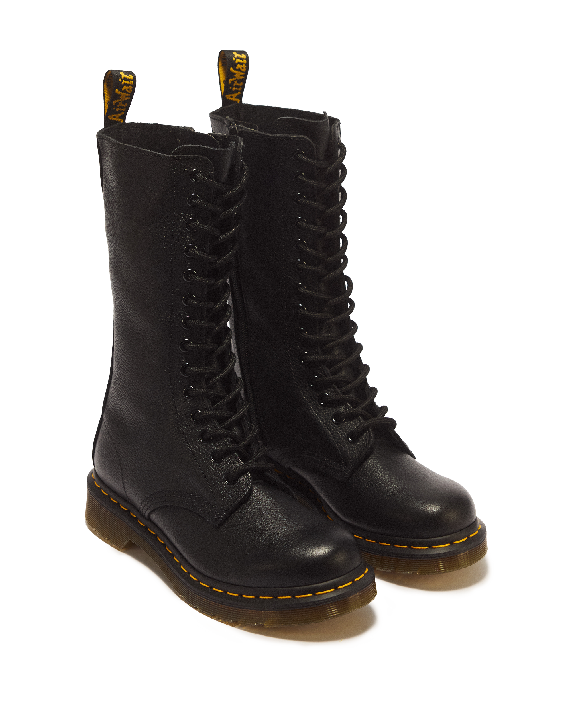 1B99 Virginia Leather Mid Calf Boots
