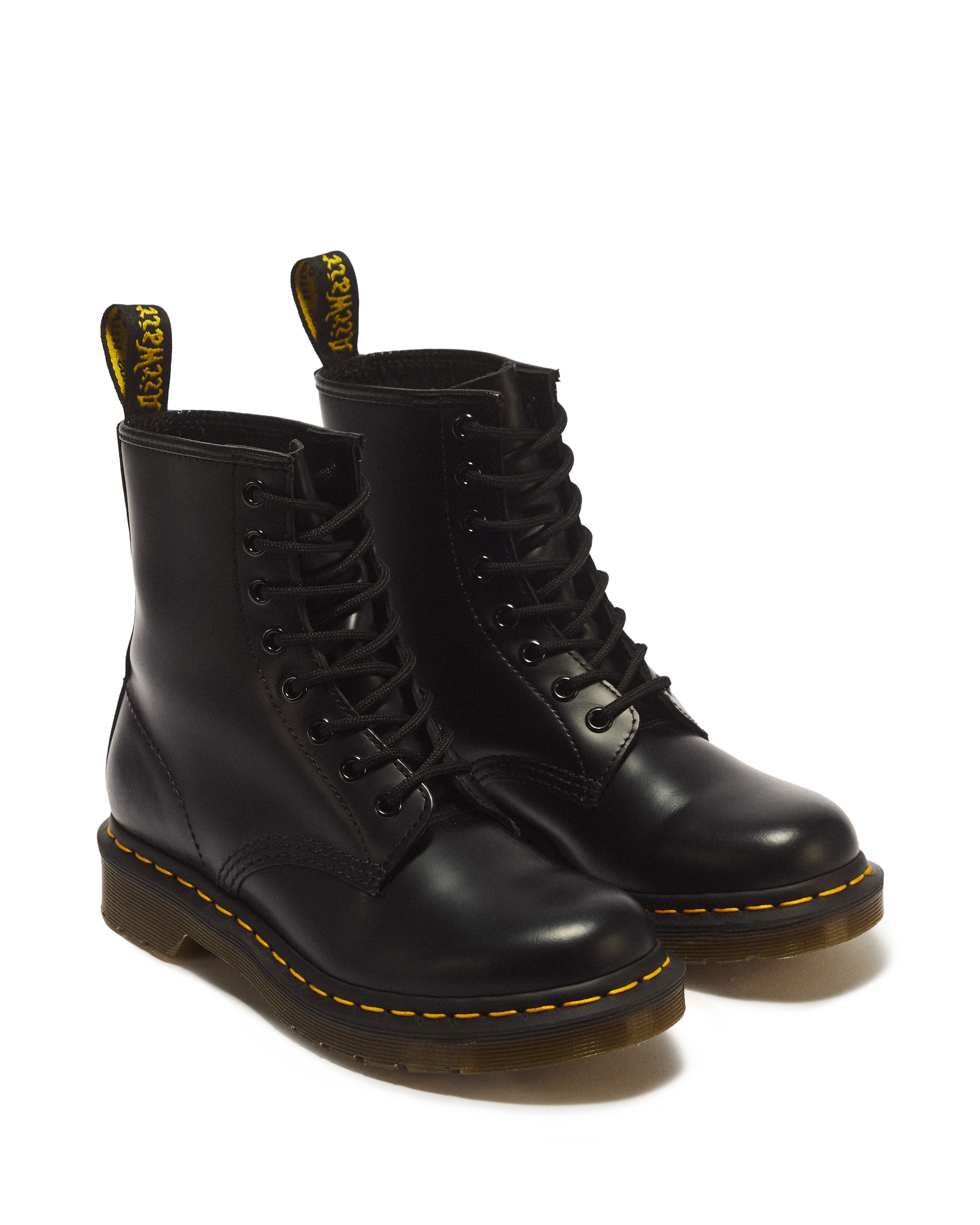靴 Dr. Martens 1460 W 1460 Women's Smooth Leather Lace Up Boots in BLACK | Dr. Martens™