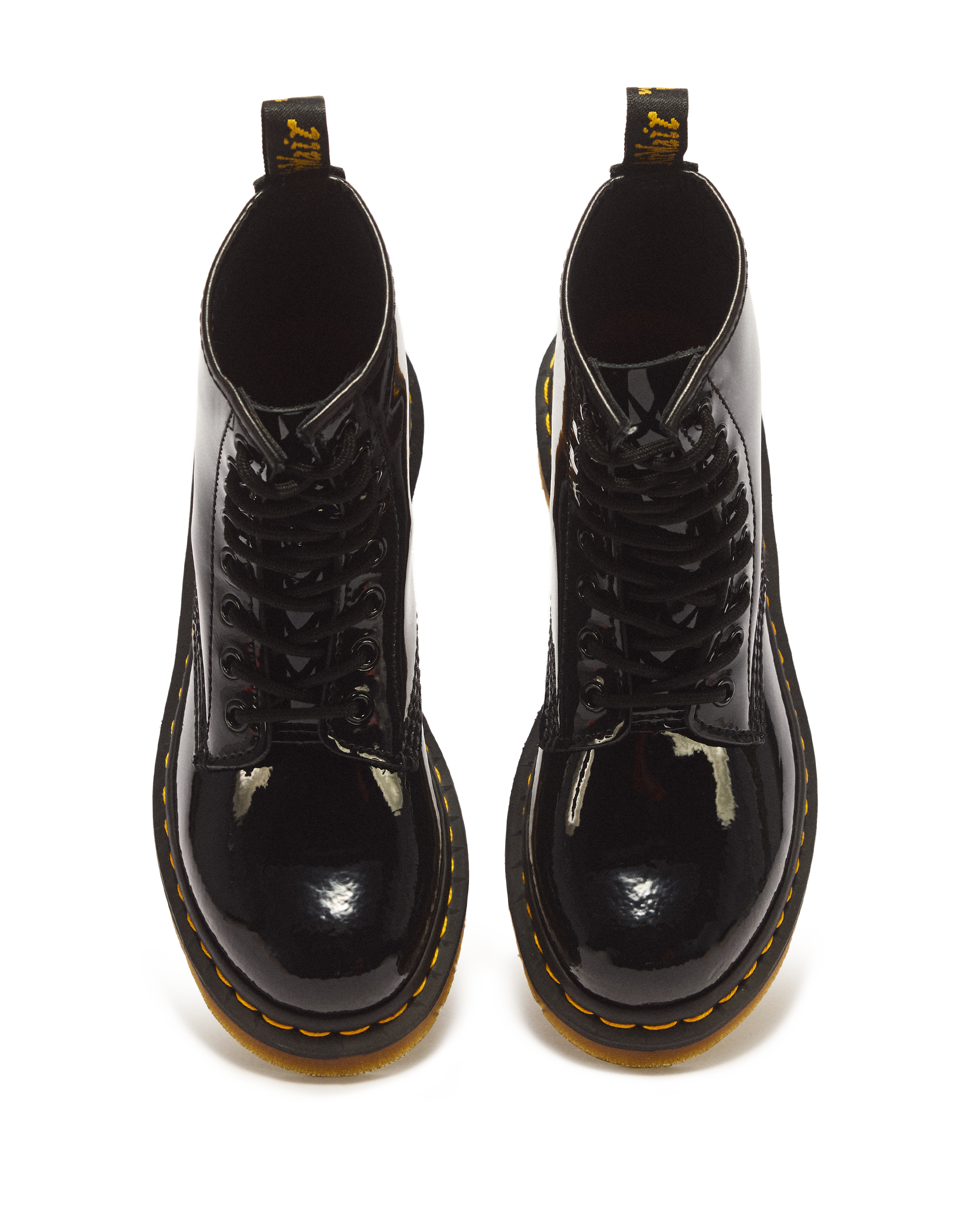 1460 Patent Leather Lace Up Boots in Black | Dr. Martens™