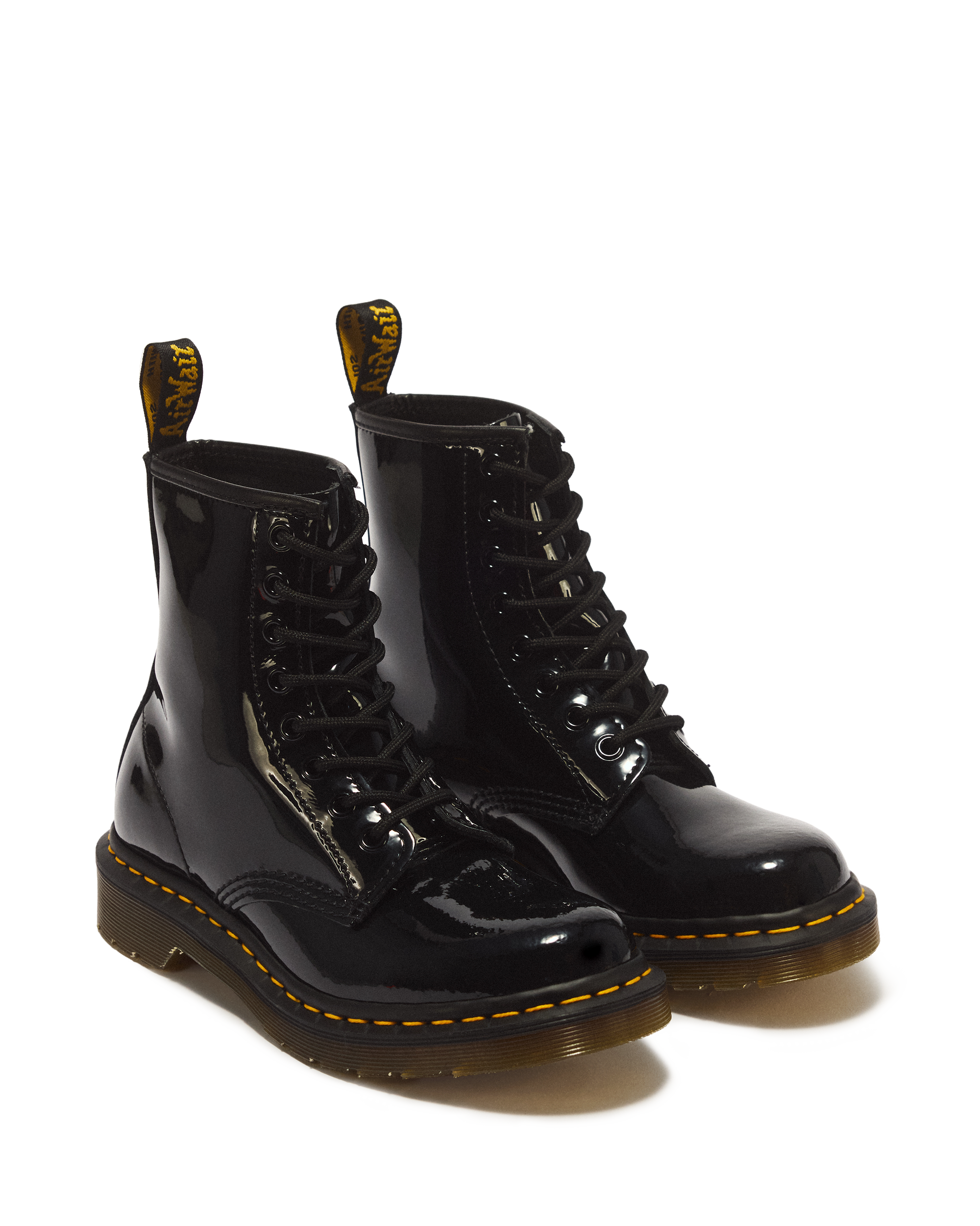 1460 Patent Leather Lace Up Boots in Black | Dr. Martens™