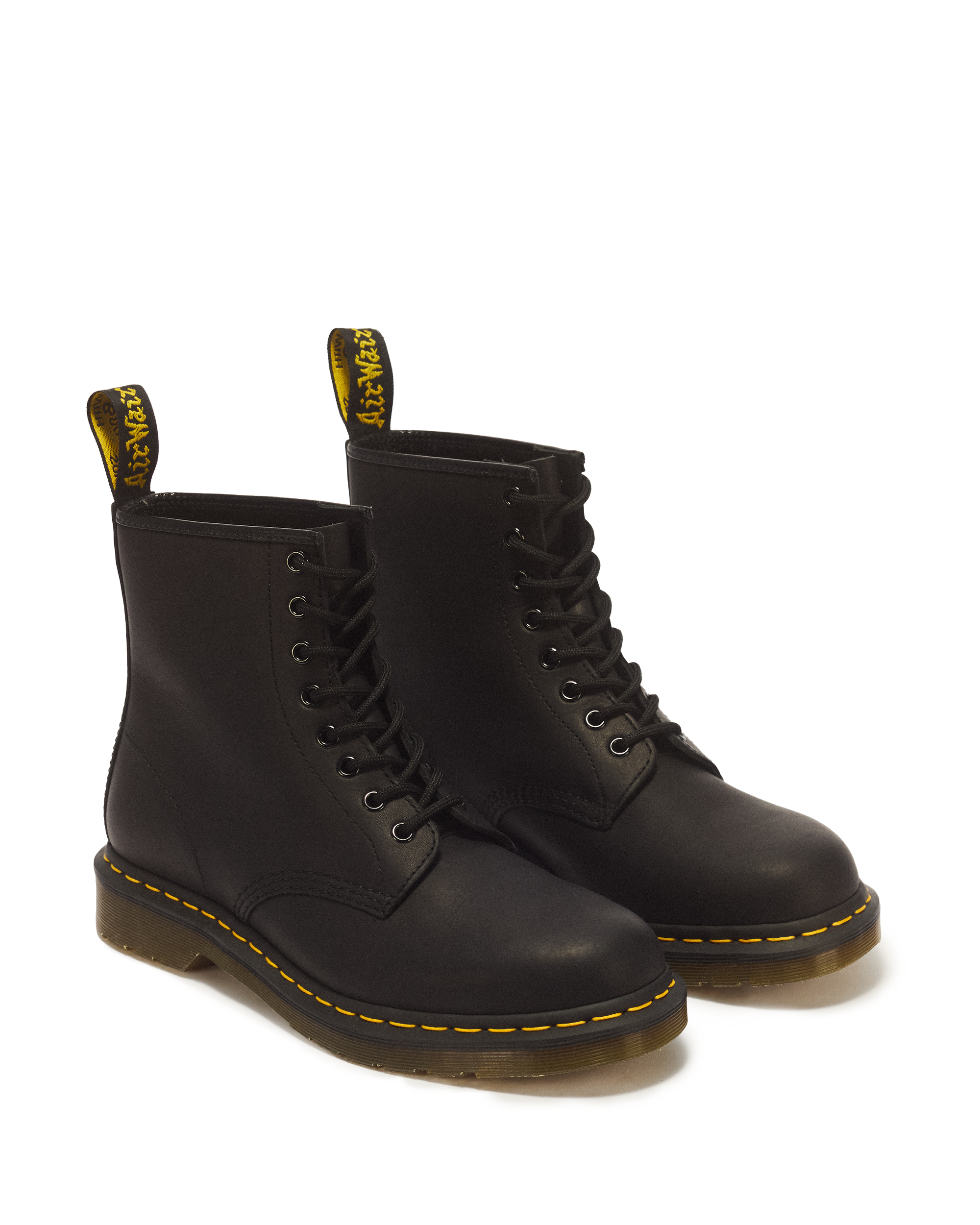1460 Greasy Leather Lace Up Boots