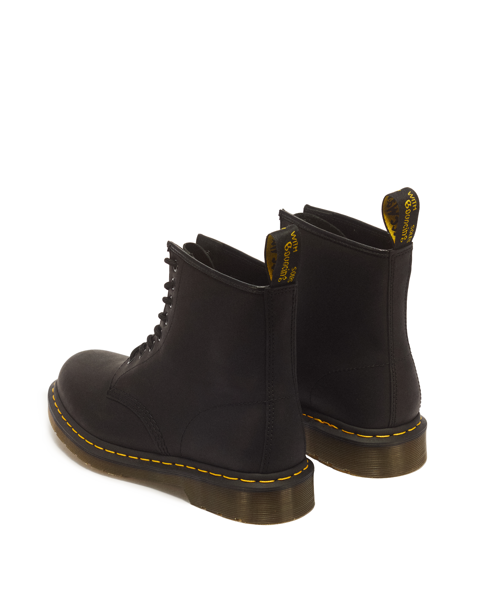 1460 Greasy Leather Lace Up Boots