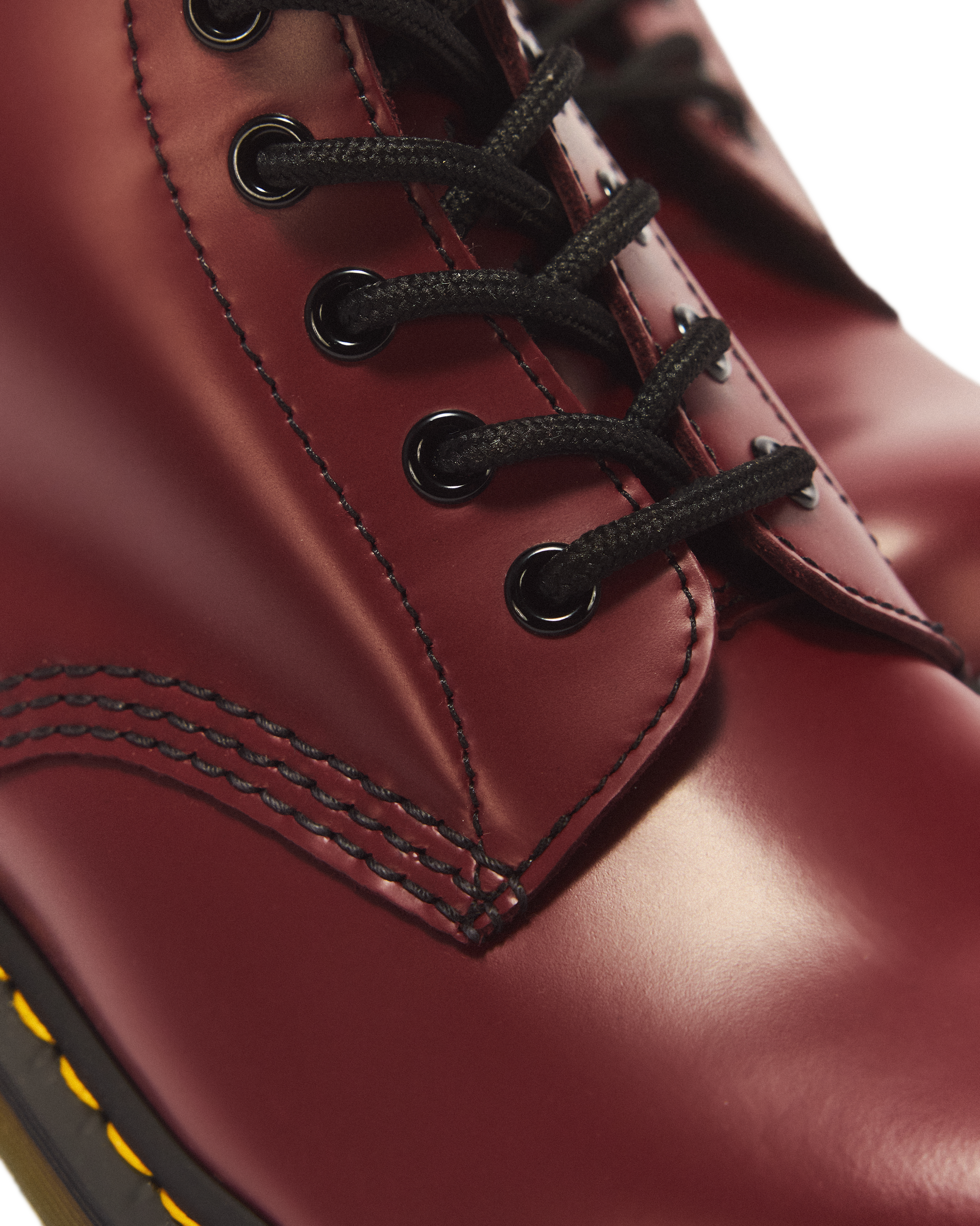 1460 Smooth Leather Lace Up Boots in Cherry Red | Dr. Martens™