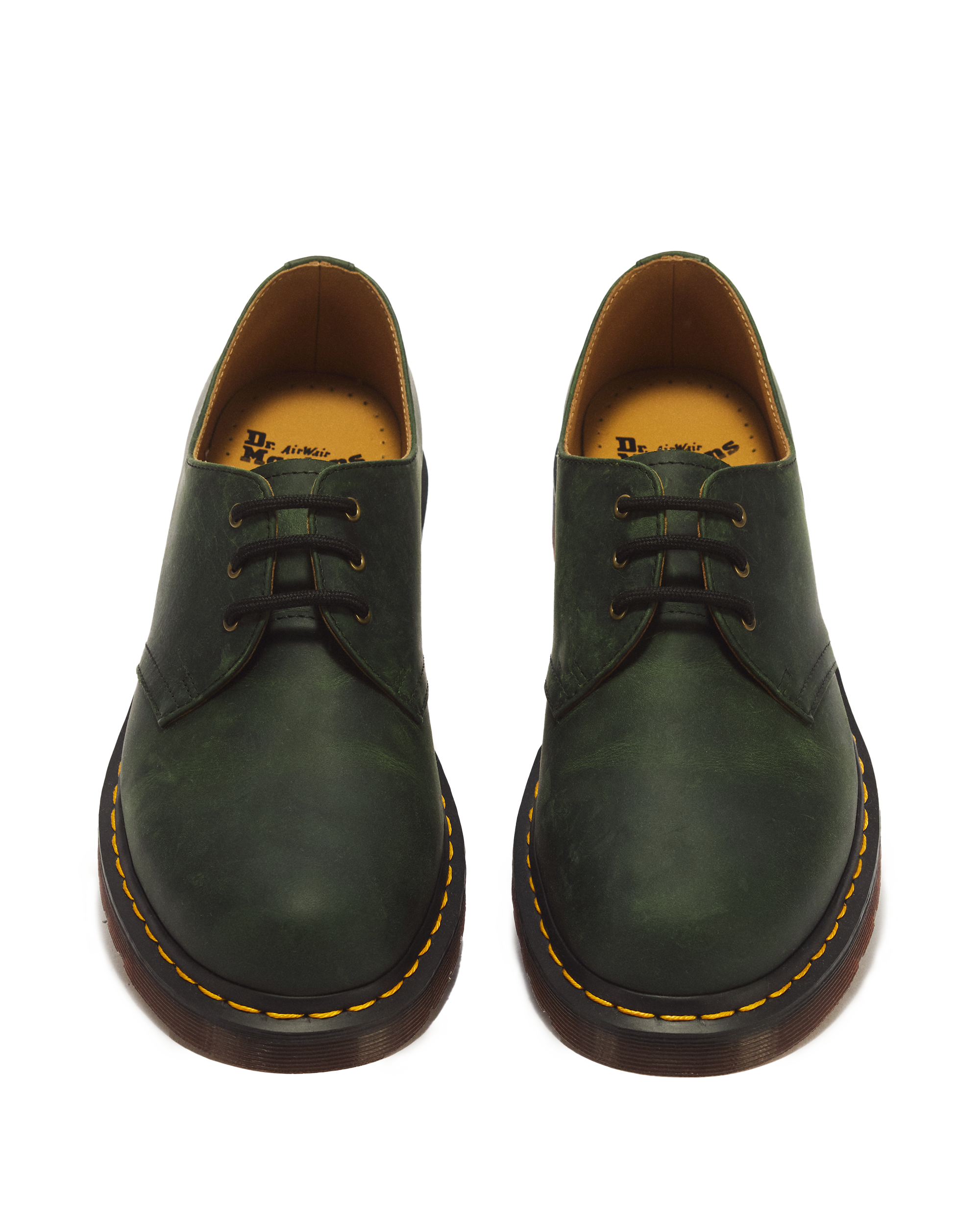 1461 Crazy Horse Leren Schoenen met Drie Veterogen