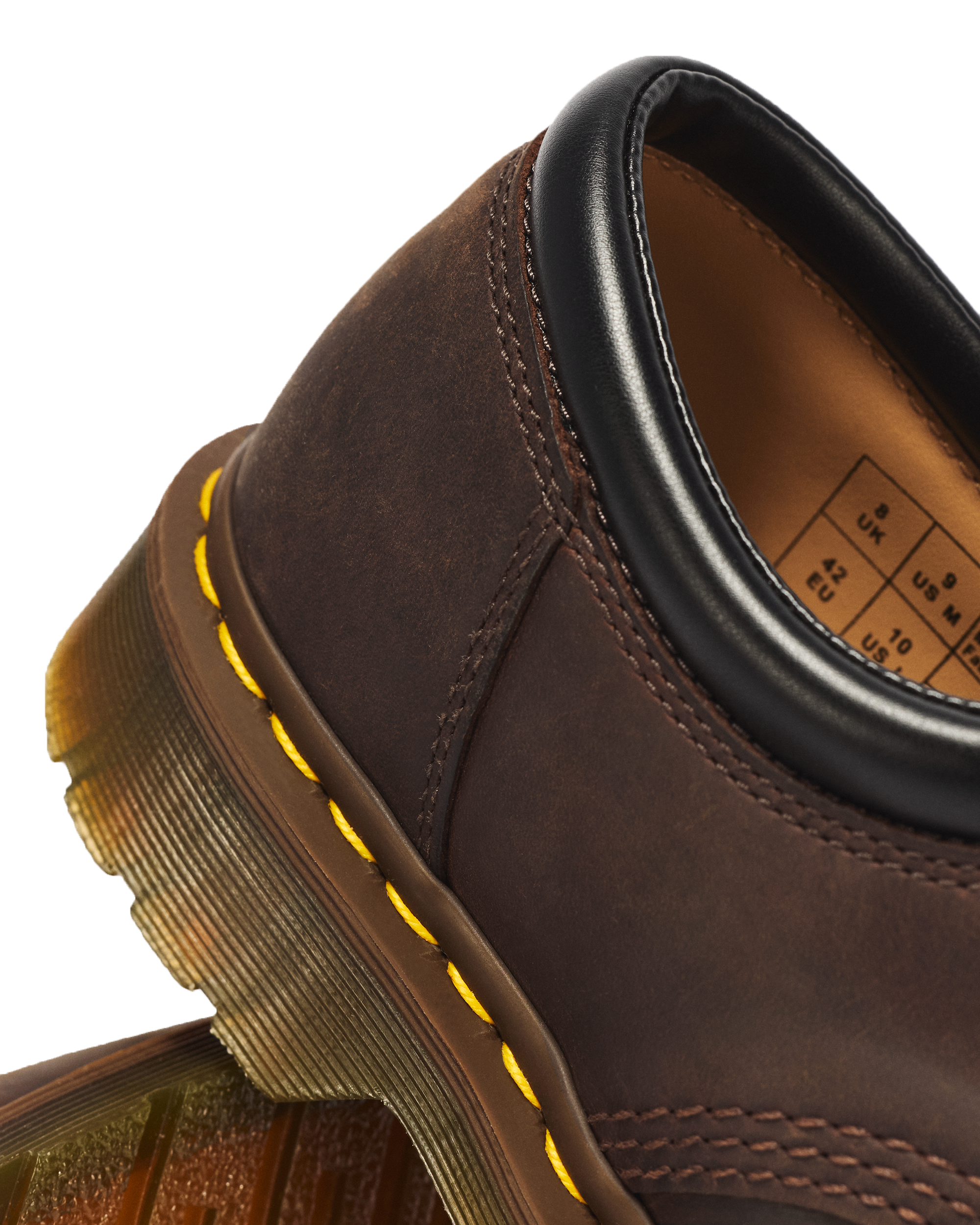 8053 Crazy Horse Leather Casual Shoes in Dark Brown | Dr. Martens™
